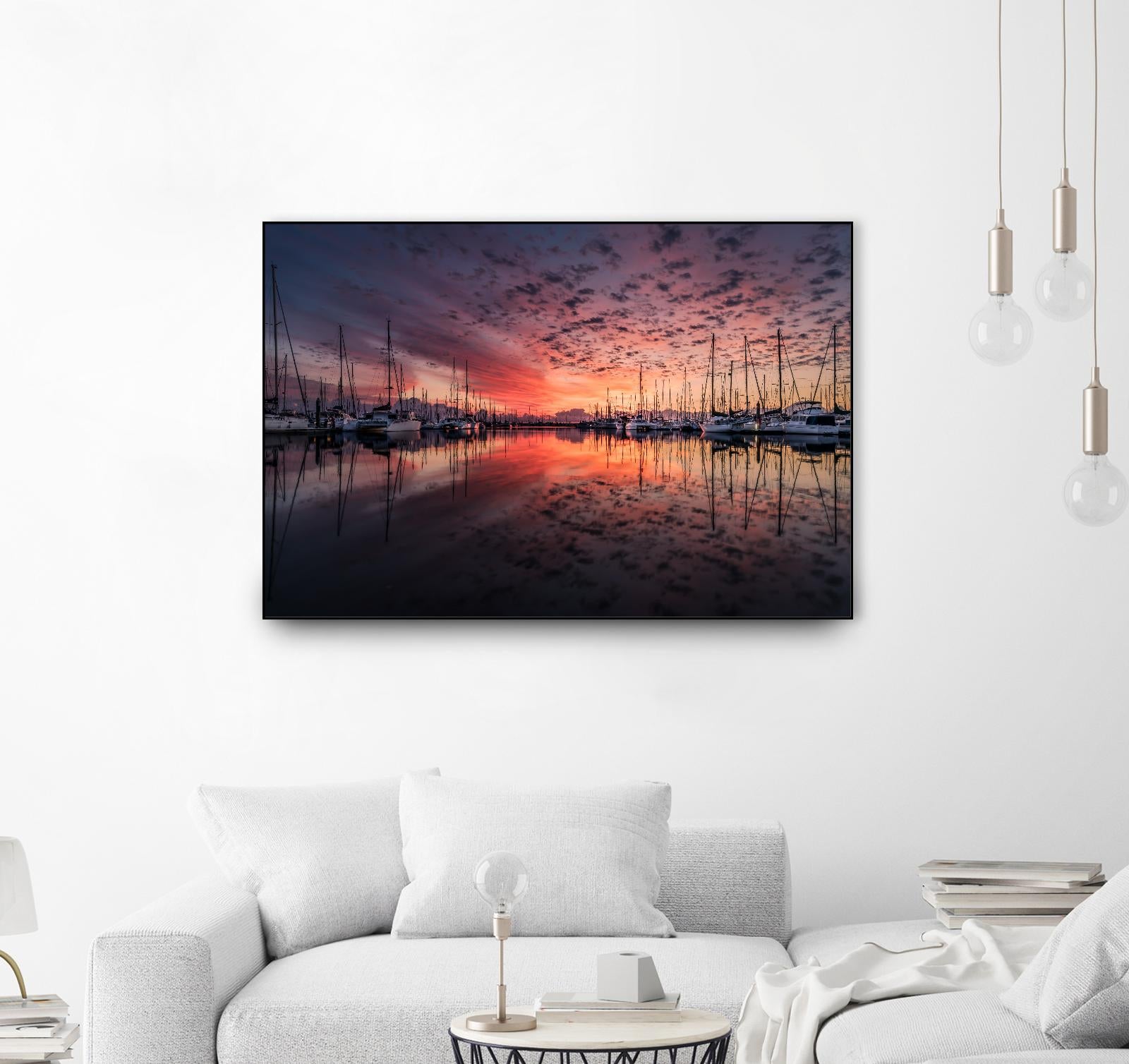 Mooring by Pexels on GIANT ART - purple nautical