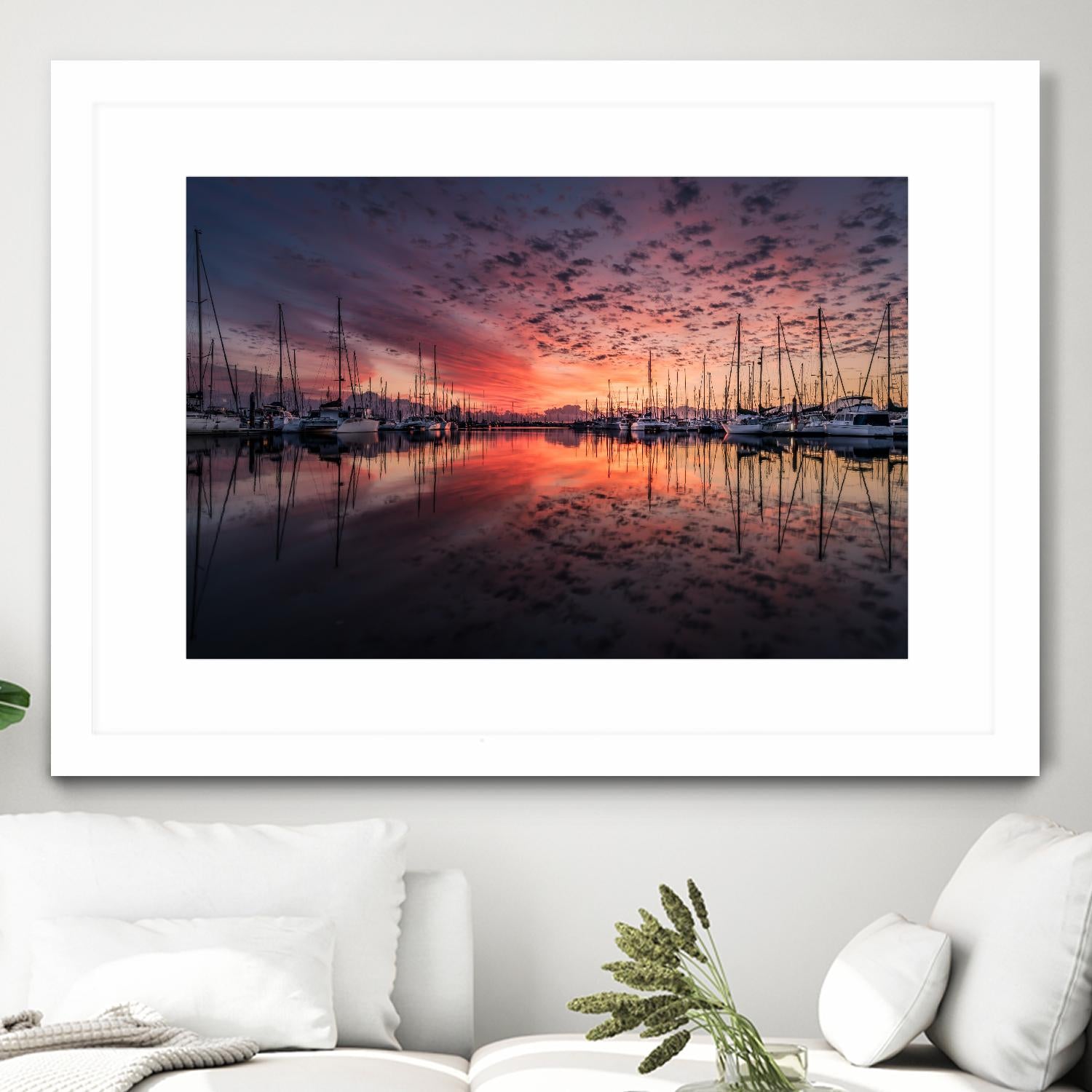 Mooring by Pexels on GIANT ART - purple nautical