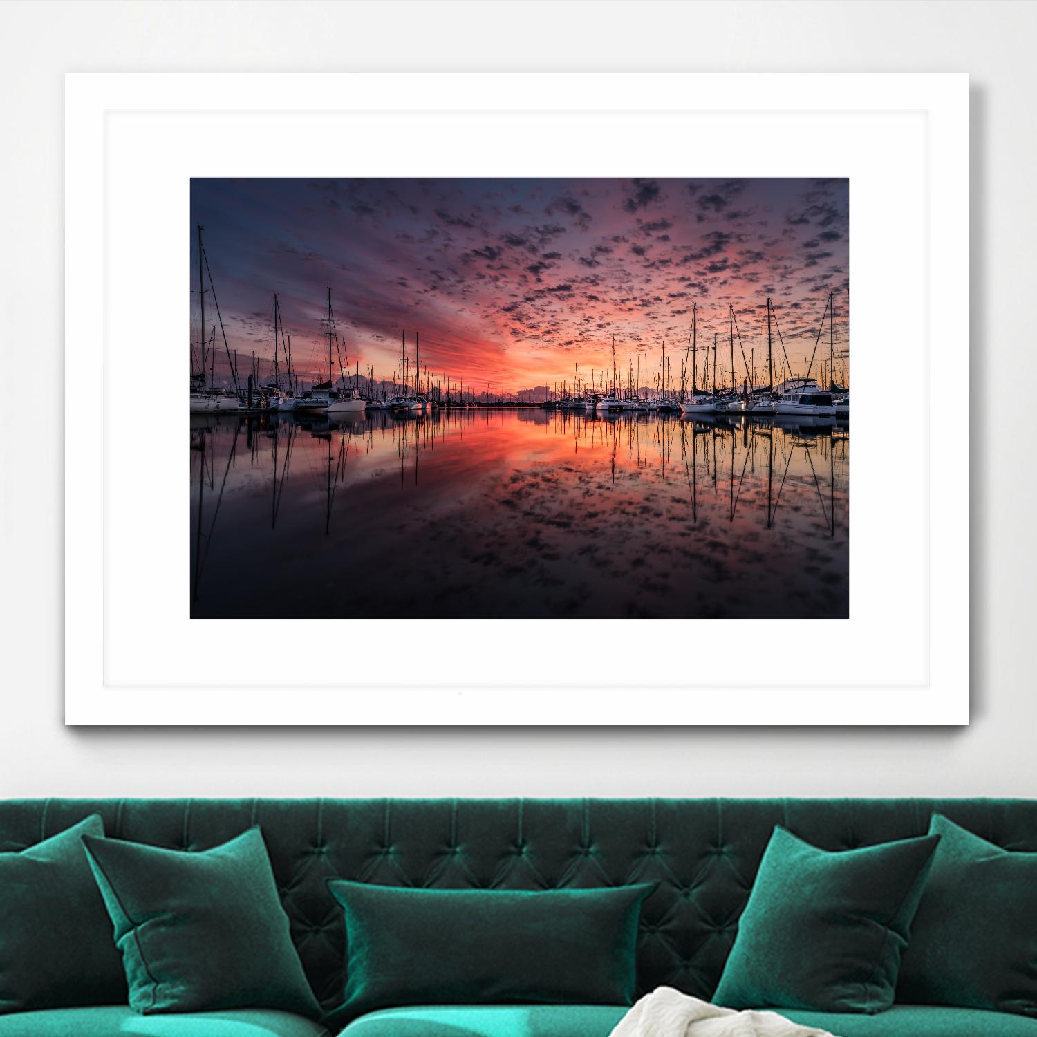 Mooring by Pexels on GIANT ART - purple nautical