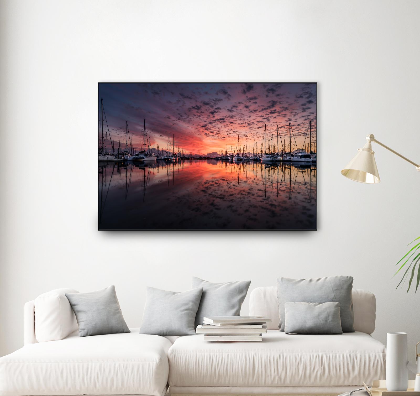 Mooring by Pexels on GIANT ART - purple nautical