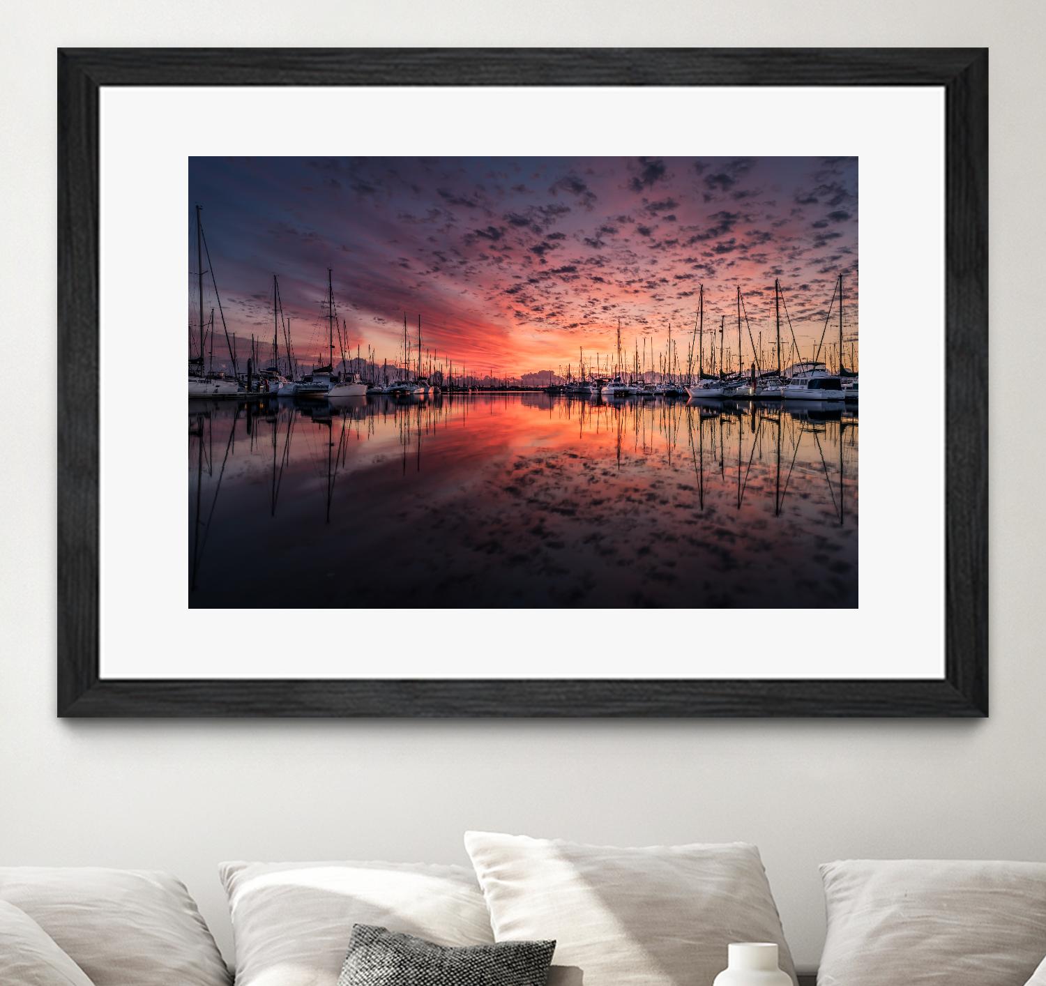 Mooring by Pexels on GIANT ART - purple nautical