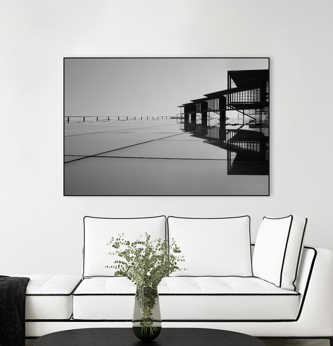 On the deck by Pexels on GIANT ART - white architectural