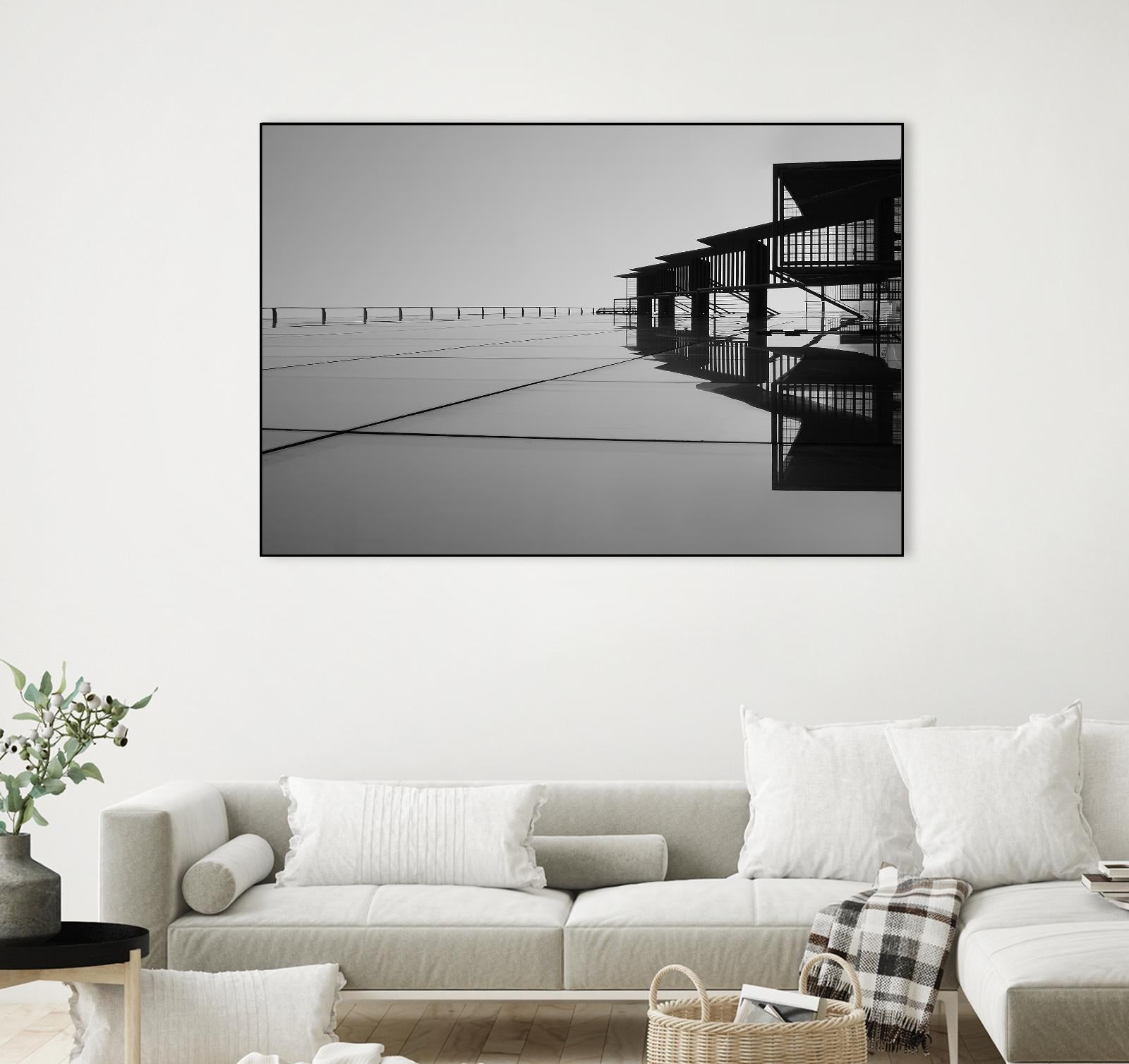 On the deck by Pexels on GIANT ART - white architectural