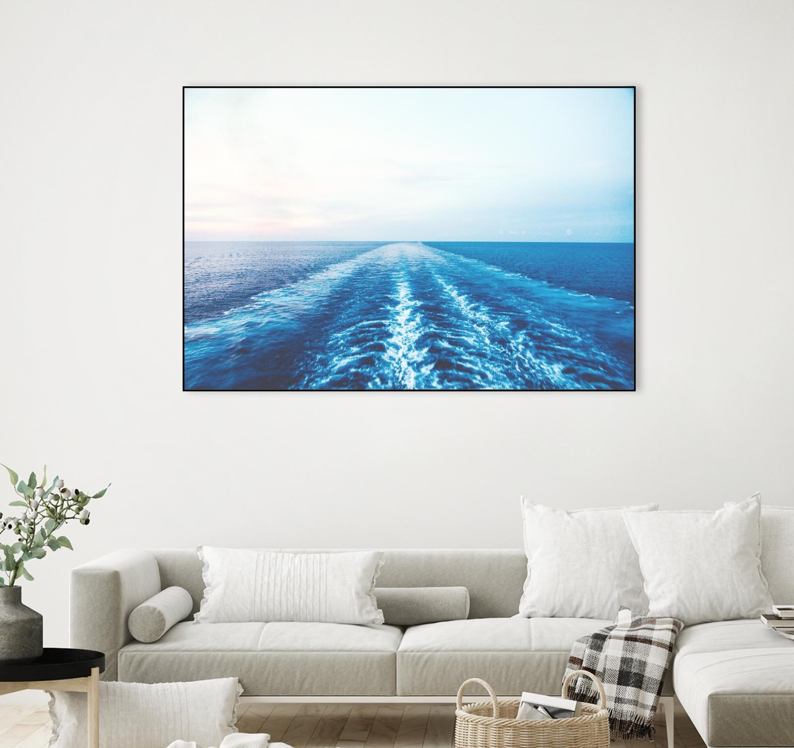 Sea trail by Pexels on GIANT ART - white sea scene