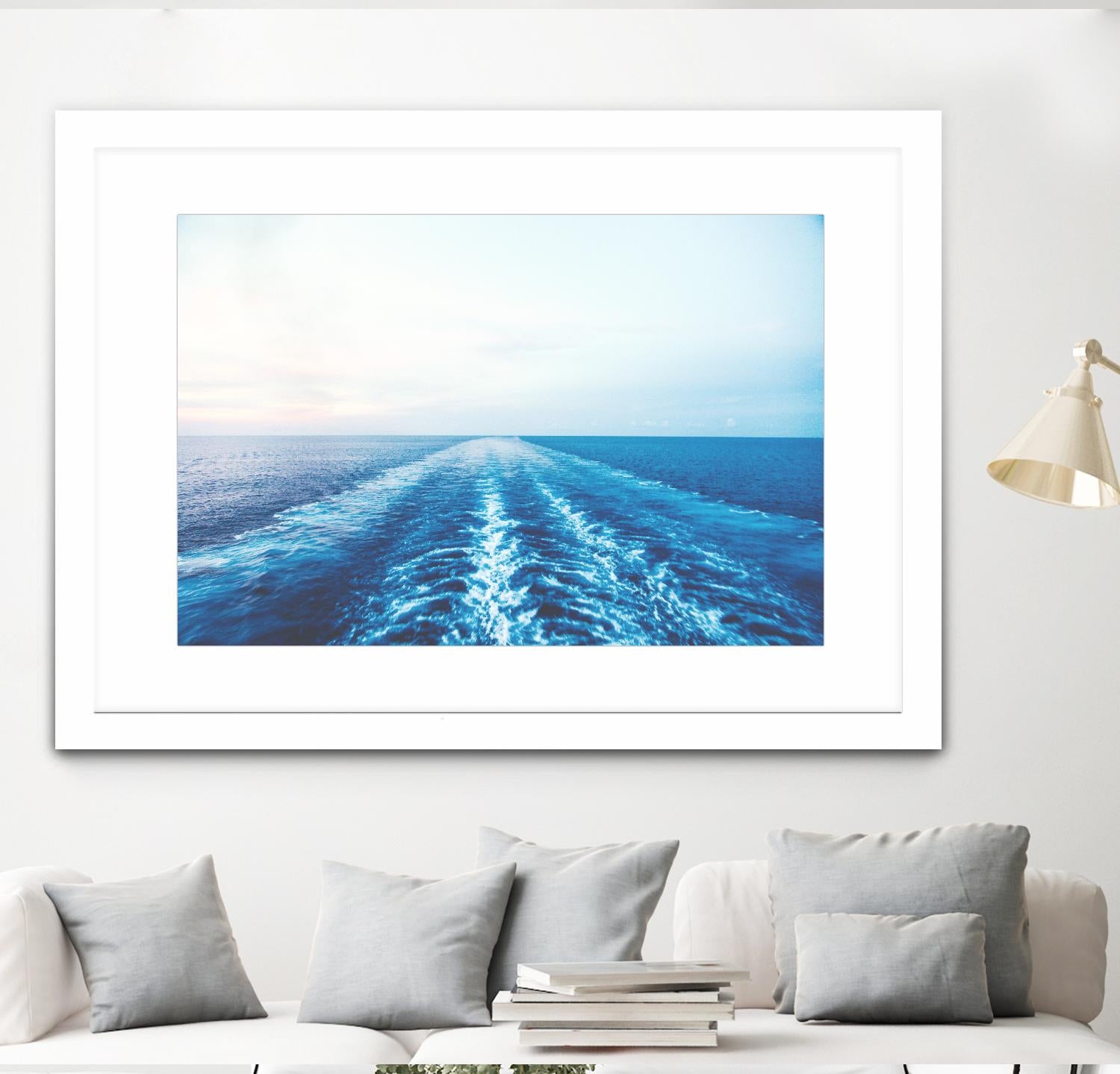 Sea trail by Pexels on GIANT ART - white sea scene