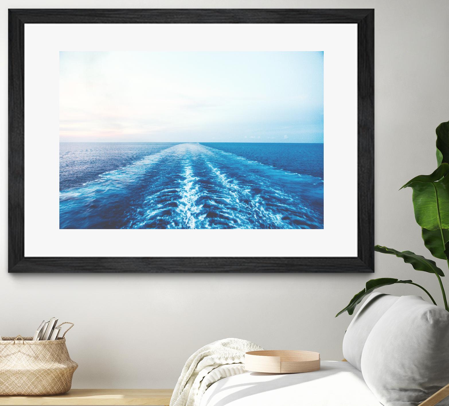 Sea trail by Pexels on GIANT ART - white sea scene