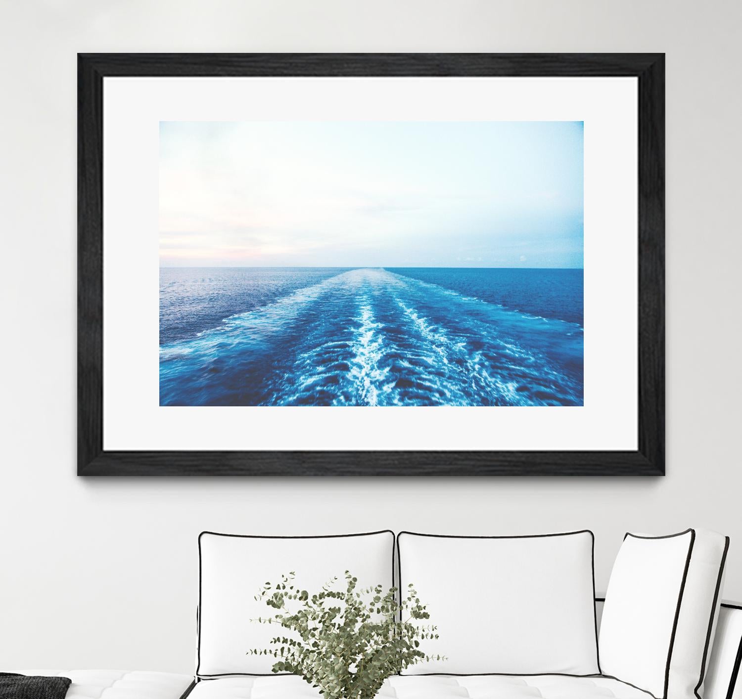 Sea trail by Pexels on GIANT ART - white sea scene