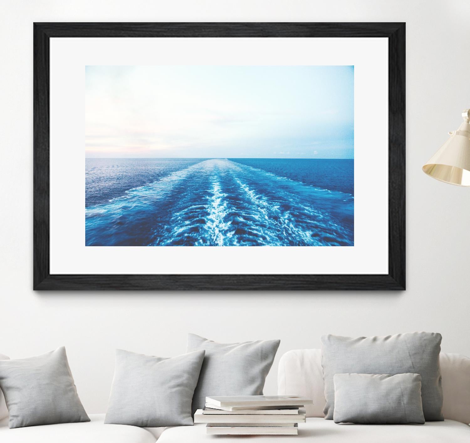 Sea trail by Pexels on GIANT ART - white sea scene