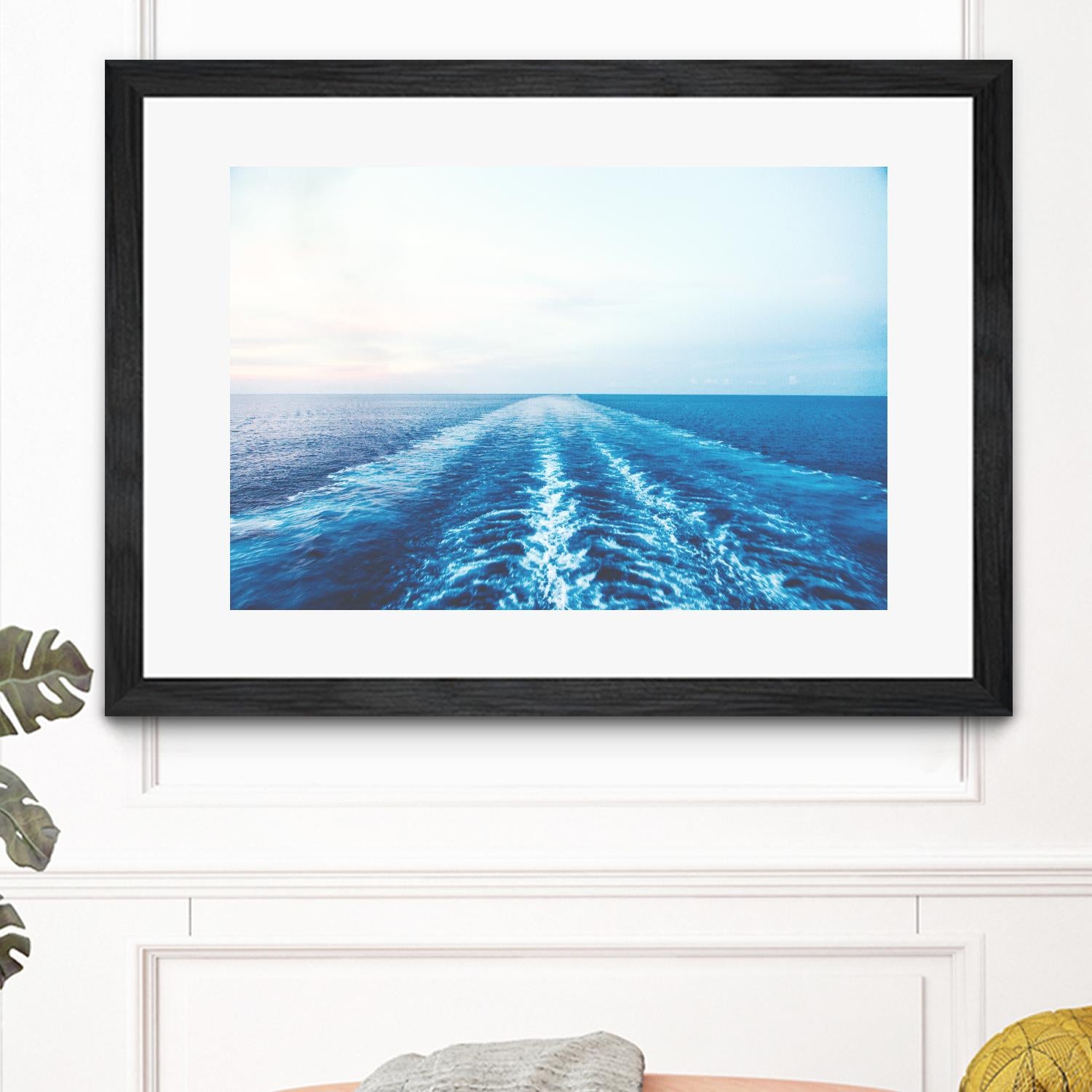 Sea trail by Pexels on GIANT ART - white sea scene