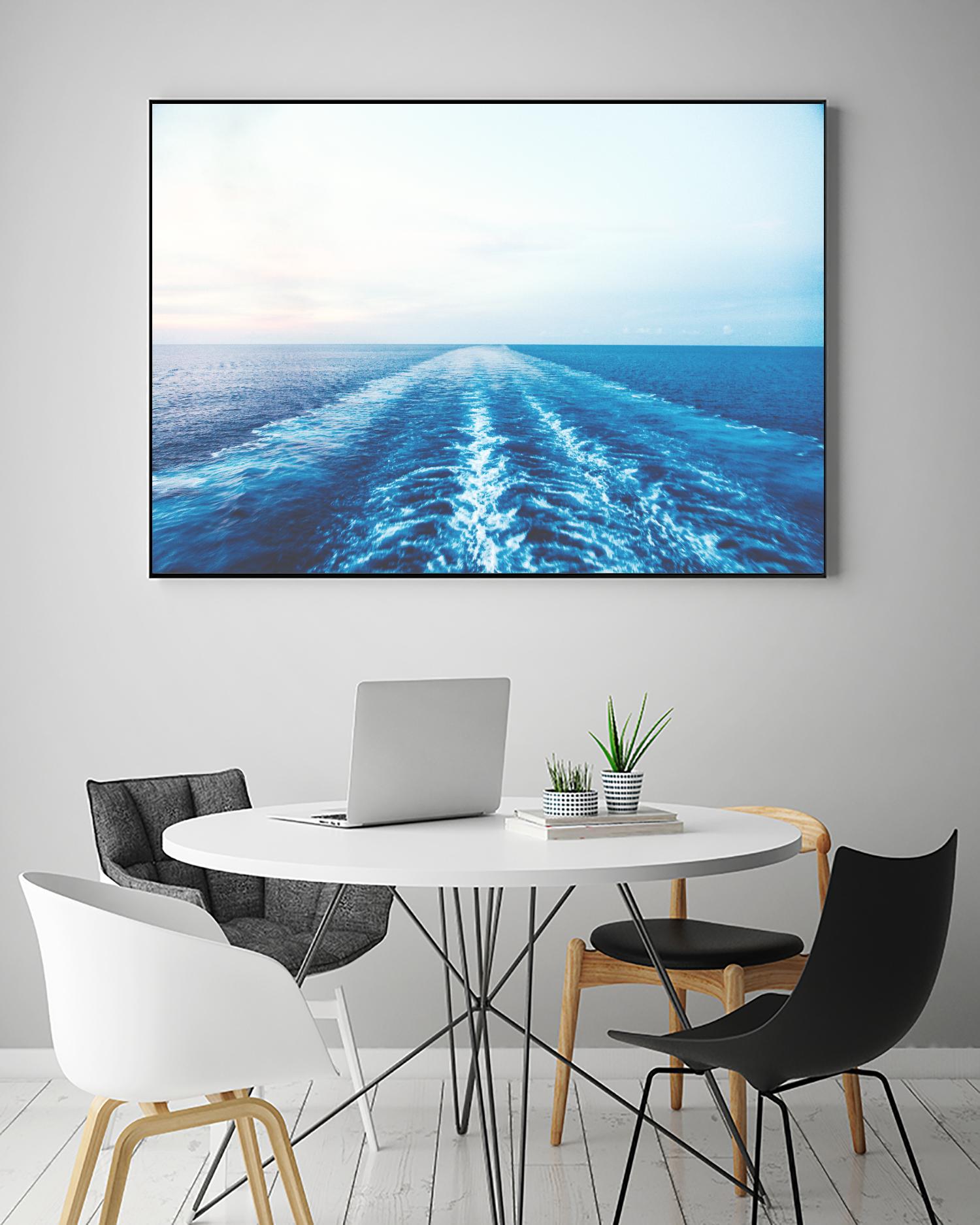 Sea trail by Pexels on GIANT ART - white sea scene