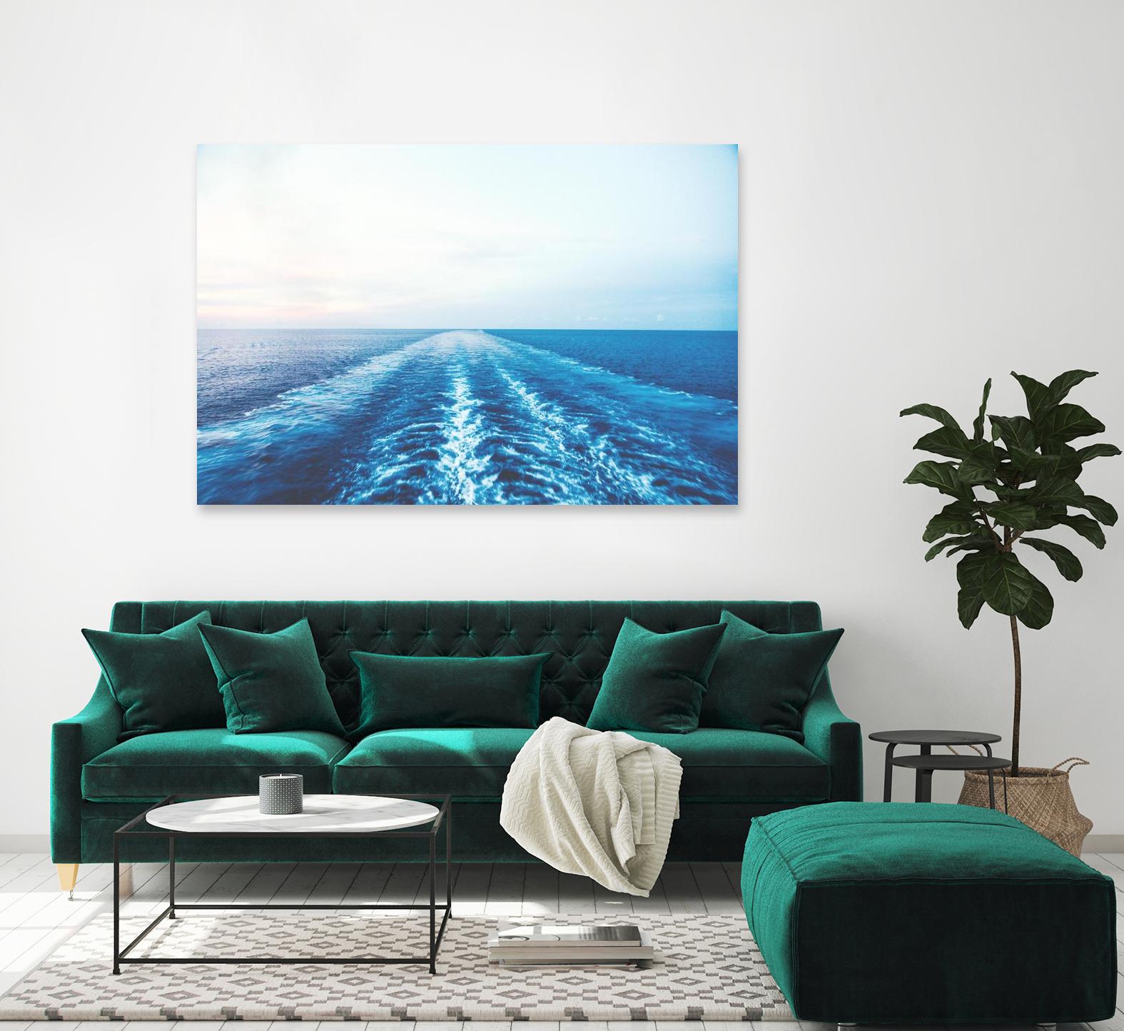 Sea trail by Pexels on GIANT ART - white sea scene