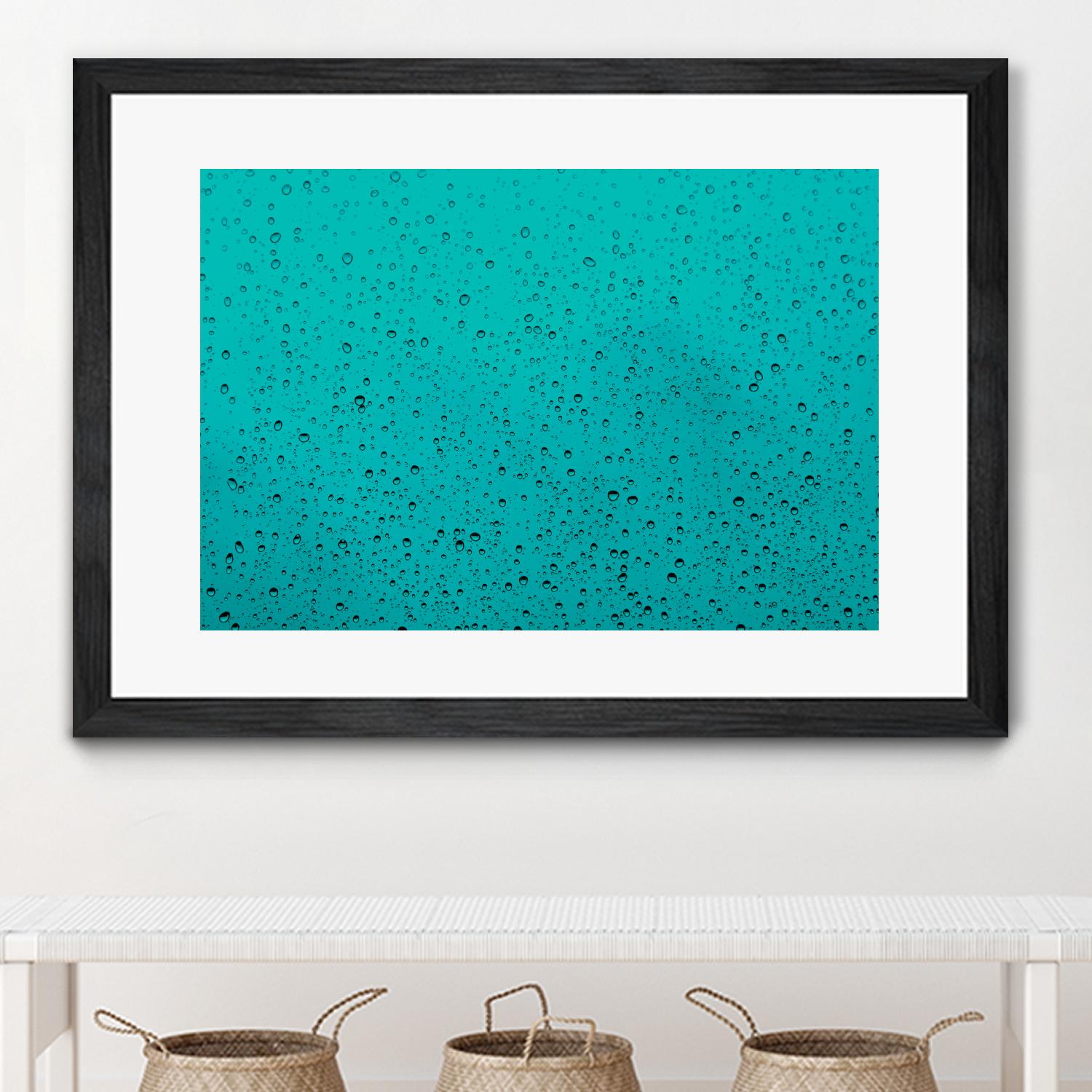 Waterdrops by Pexels on GIANT ART - black everyday life