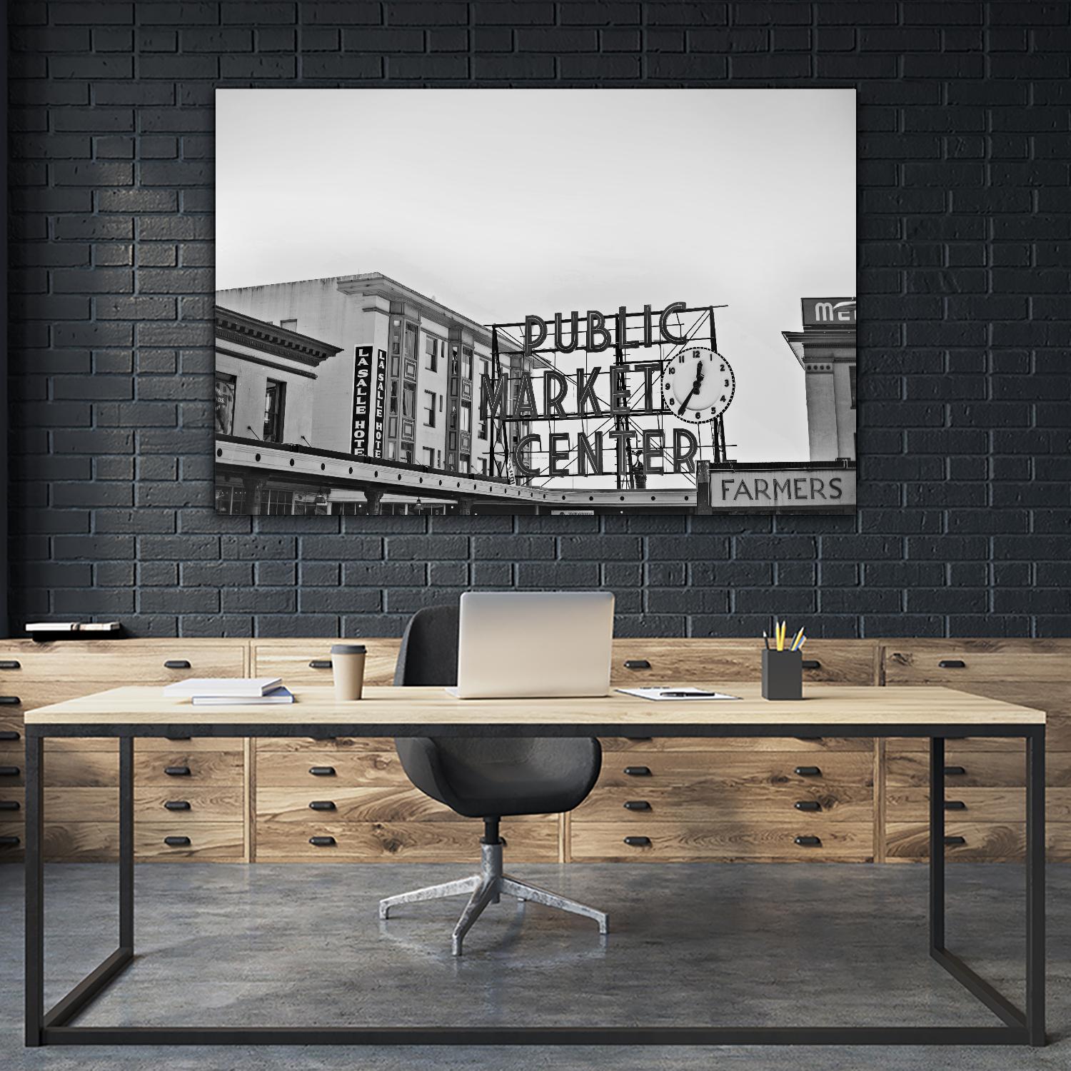 Public Market Center by Pexels on GIANT ART - white architectural