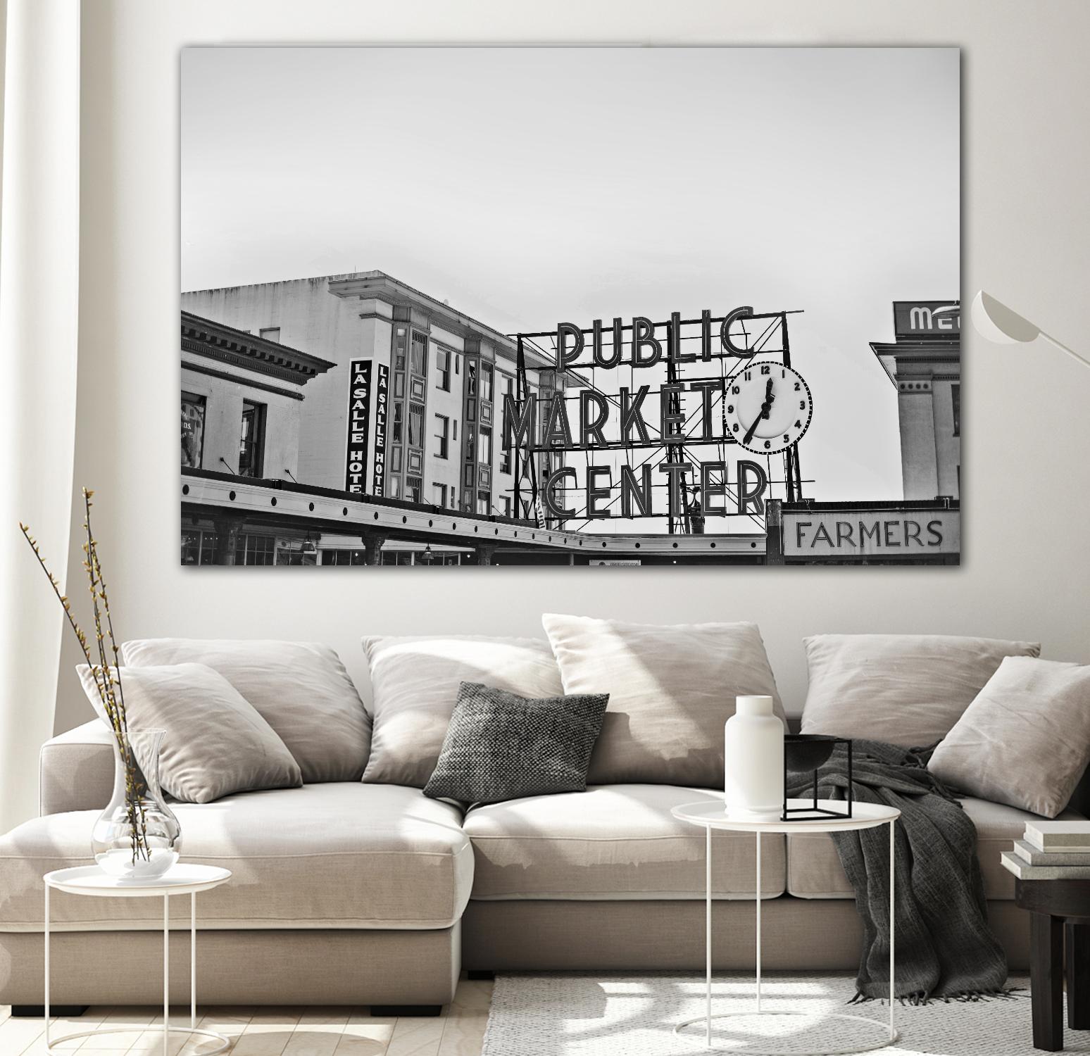 Public Market Center by Pexels on GIANT ART - white architectural