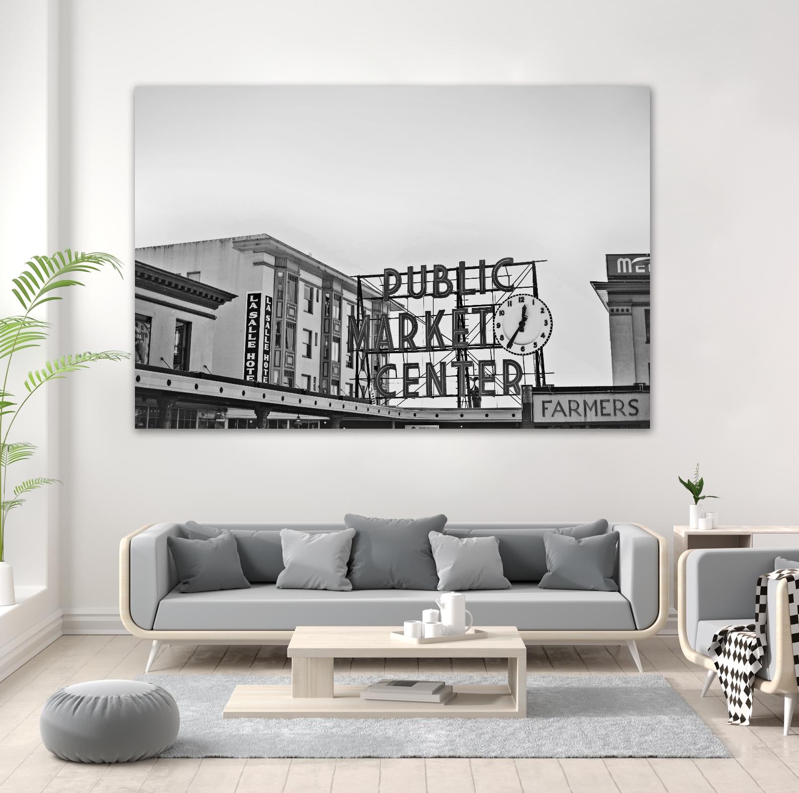 Public Market Center by Pexels on GIANT ART - white architectural