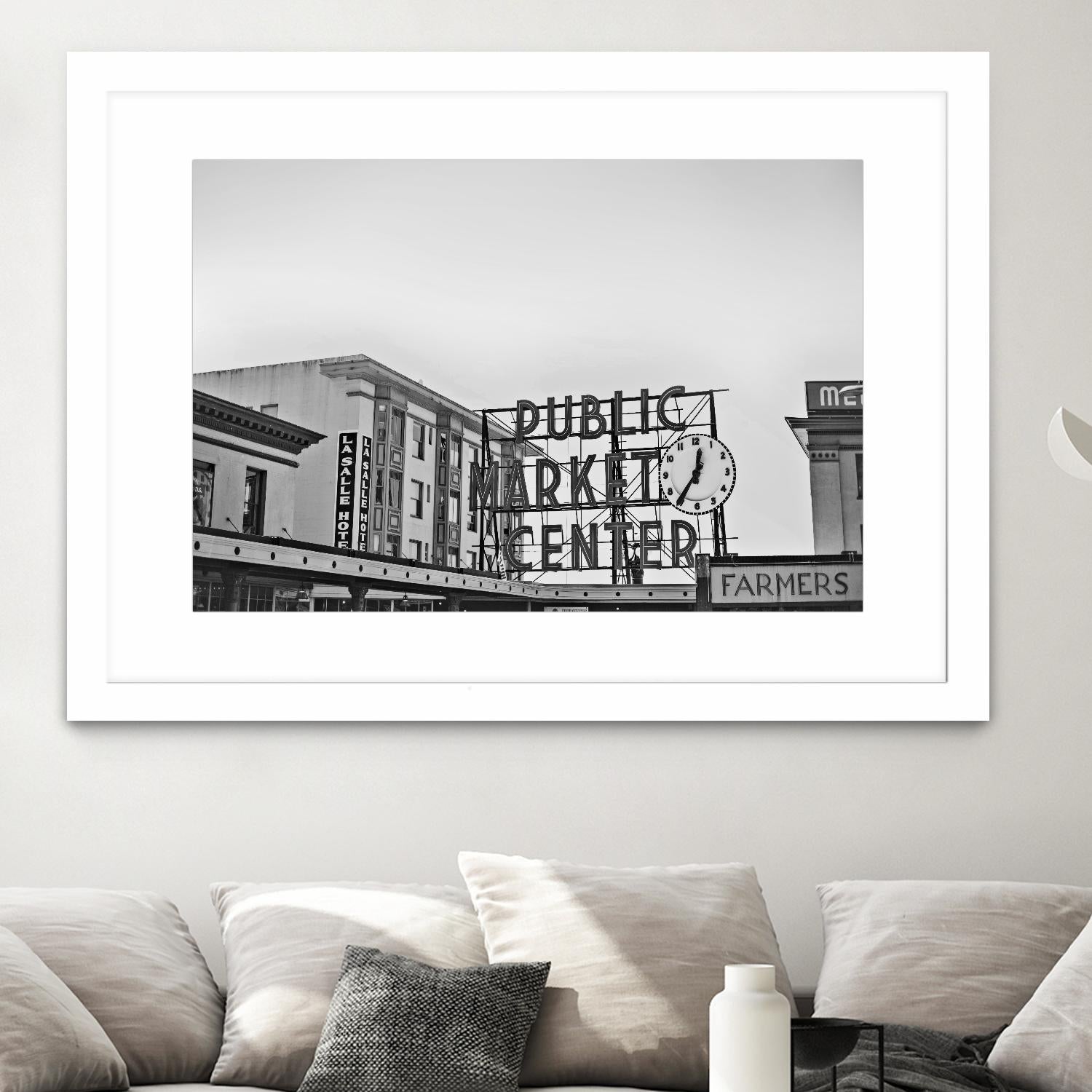 Public Market Center by Pexels on GIANT ART - white architectural