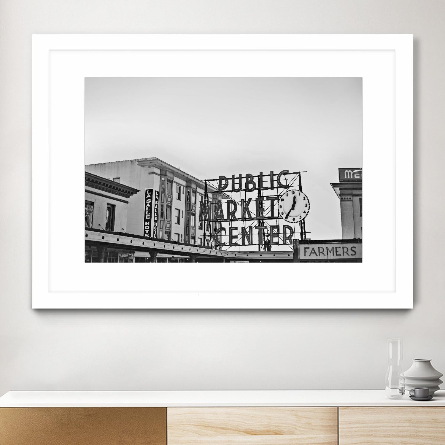 Public Market Center by Pexels on GIANT ART - white architectural