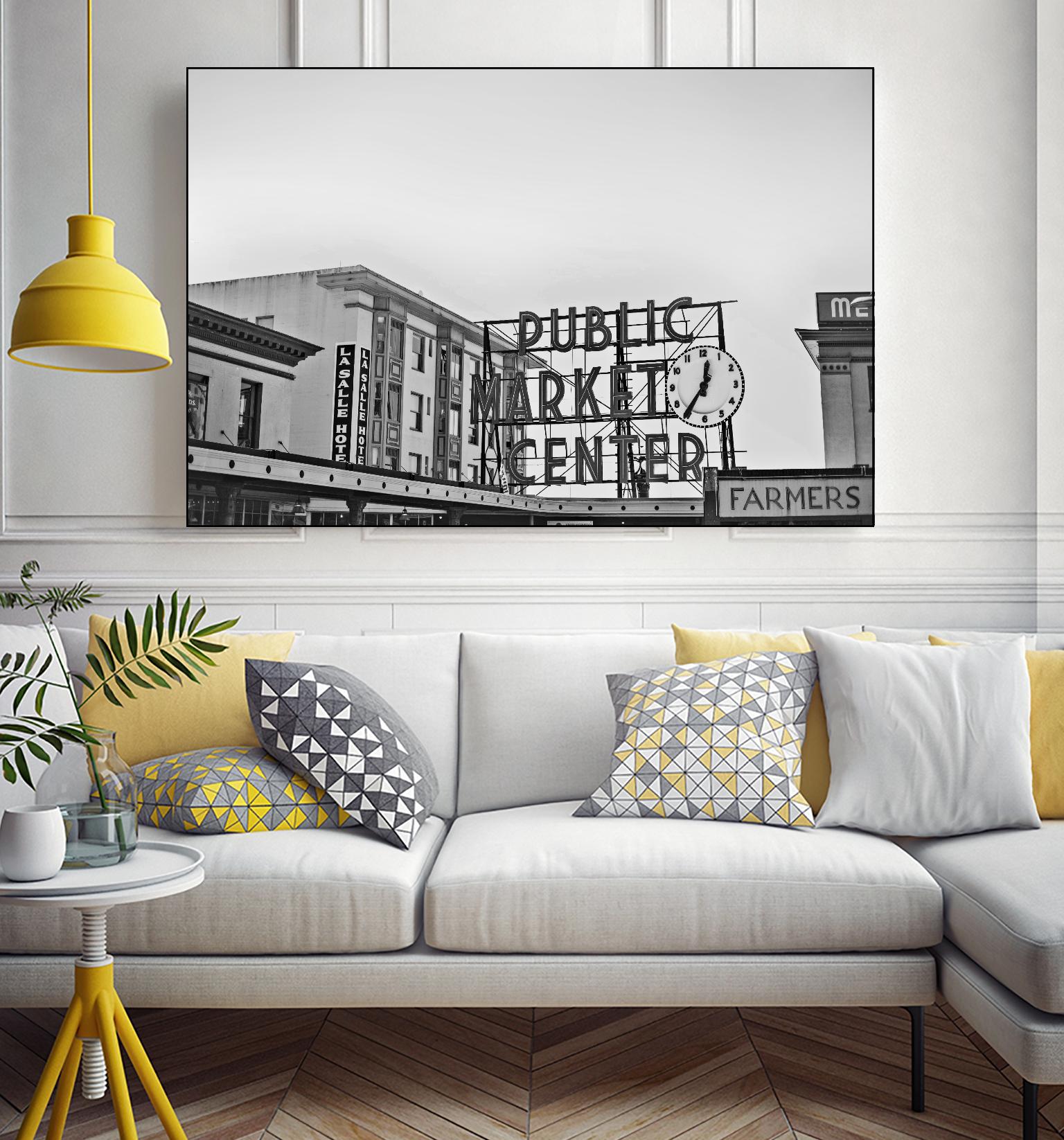 Public Market Center by Pexels on GIANT ART - white architectural