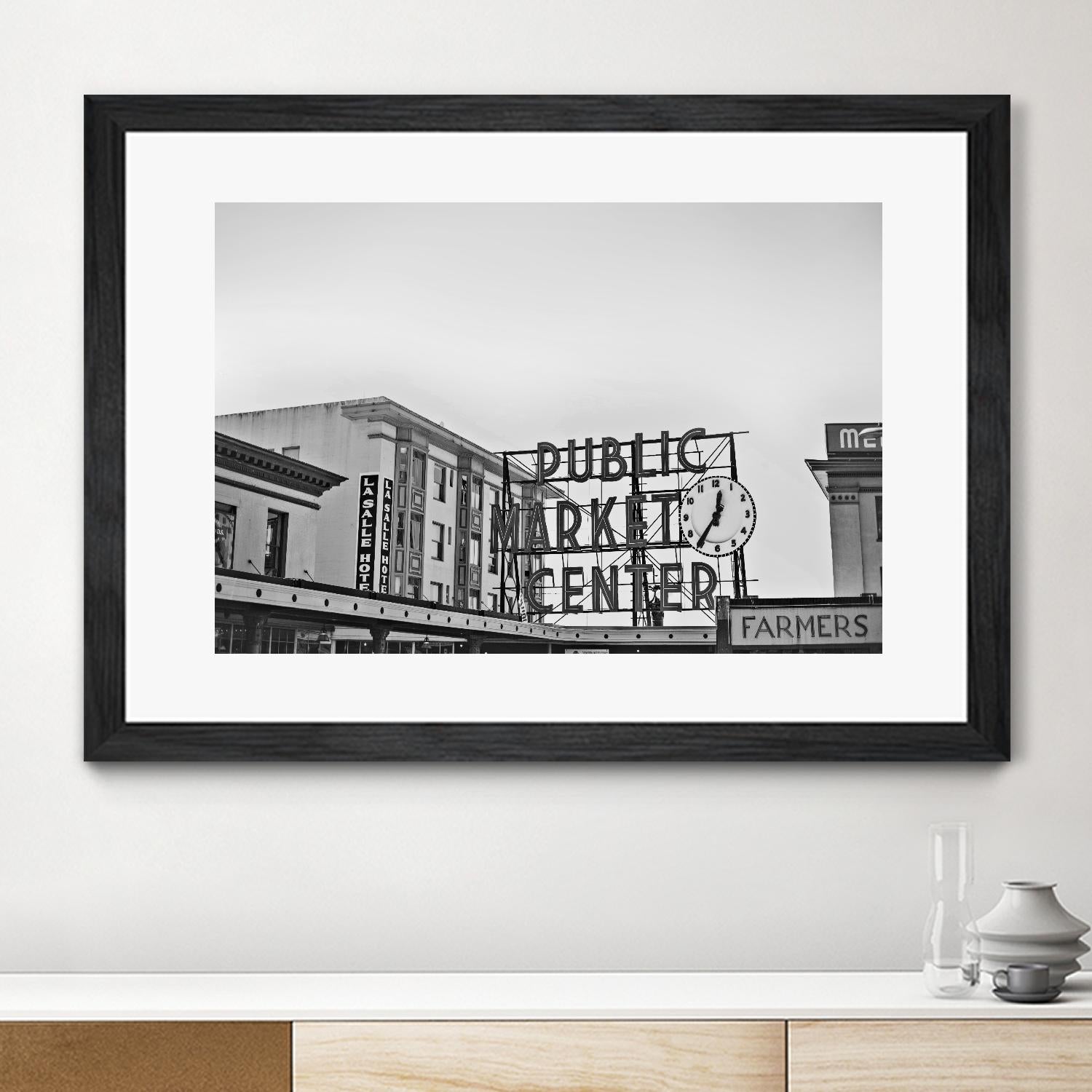 Public Market Center by Pexels on GIANT ART - white architectural