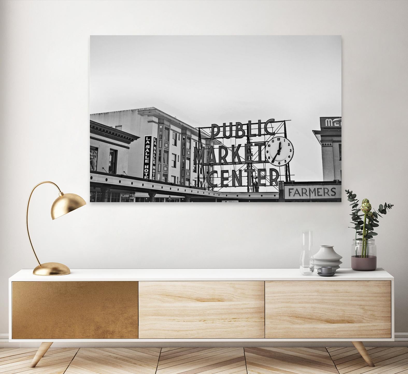 Public Market Center by Pexels on GIANT ART - white architectural