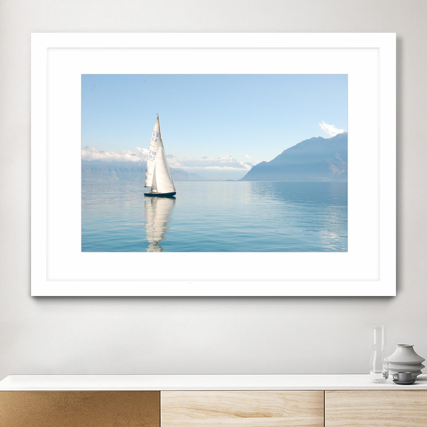 Sailing Ship by Pexels on GIANT ART - white nautical