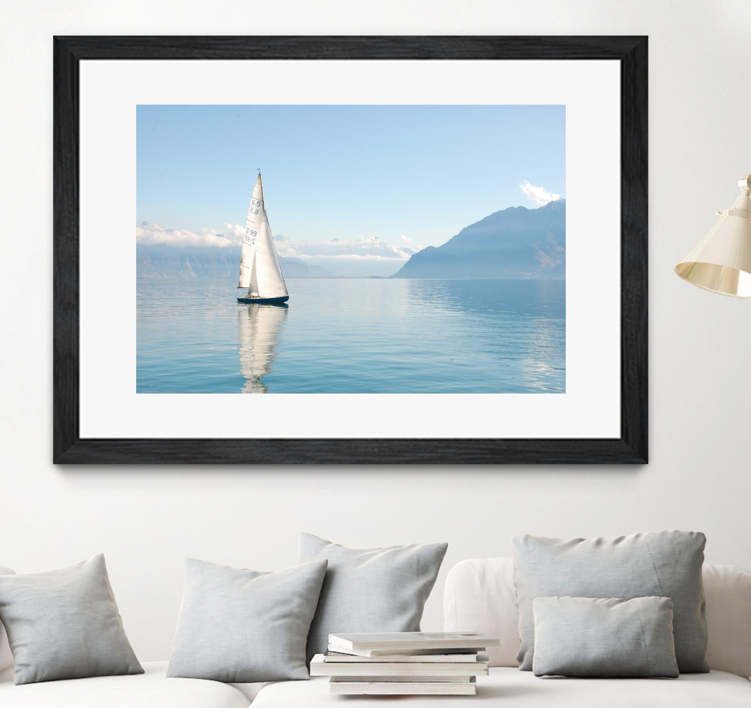 Sailing Ship by Pexels on GIANT ART - white nautical