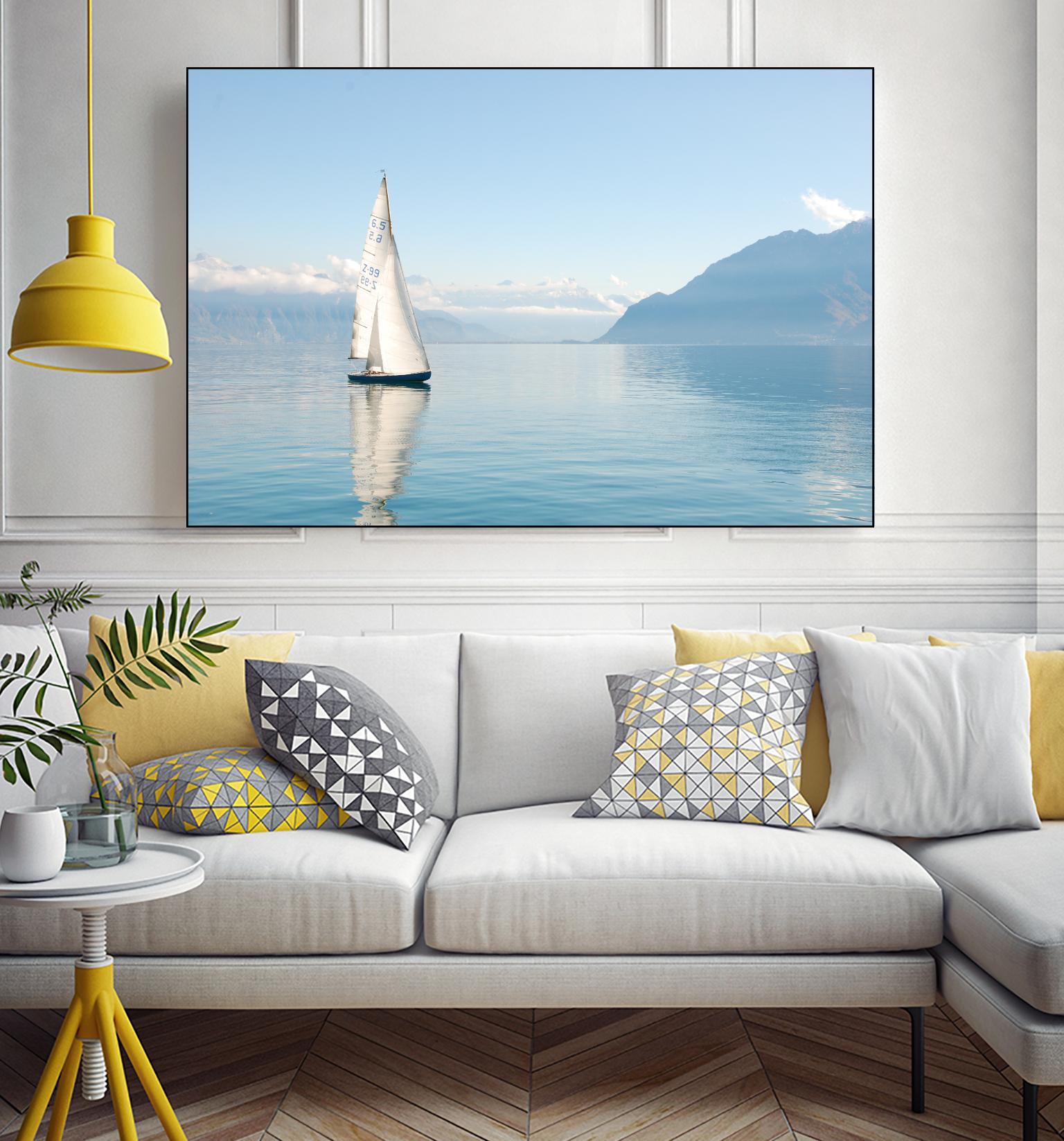 Sailing Ship by Pexels on GIANT ART - white nautical