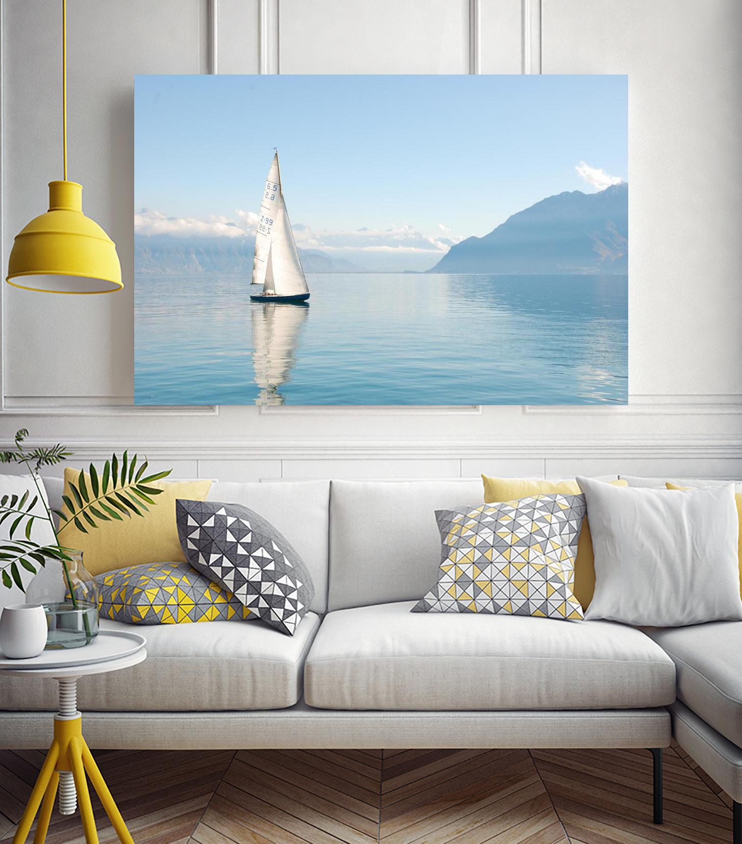 Sailing Ship by Pexels on GIANT ART - white nautical