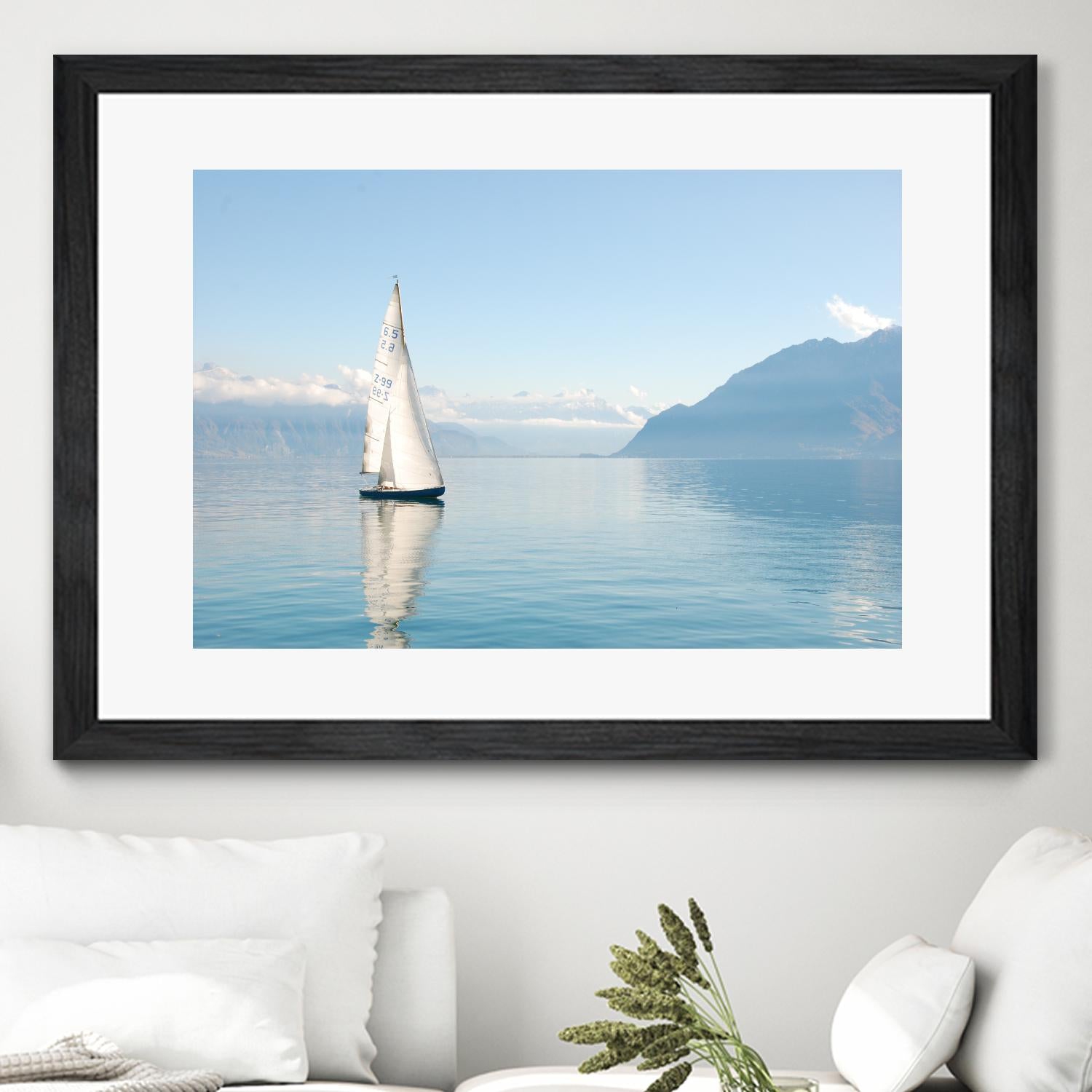 Sailing Ship by Pexels on GIANT ART - white nautical