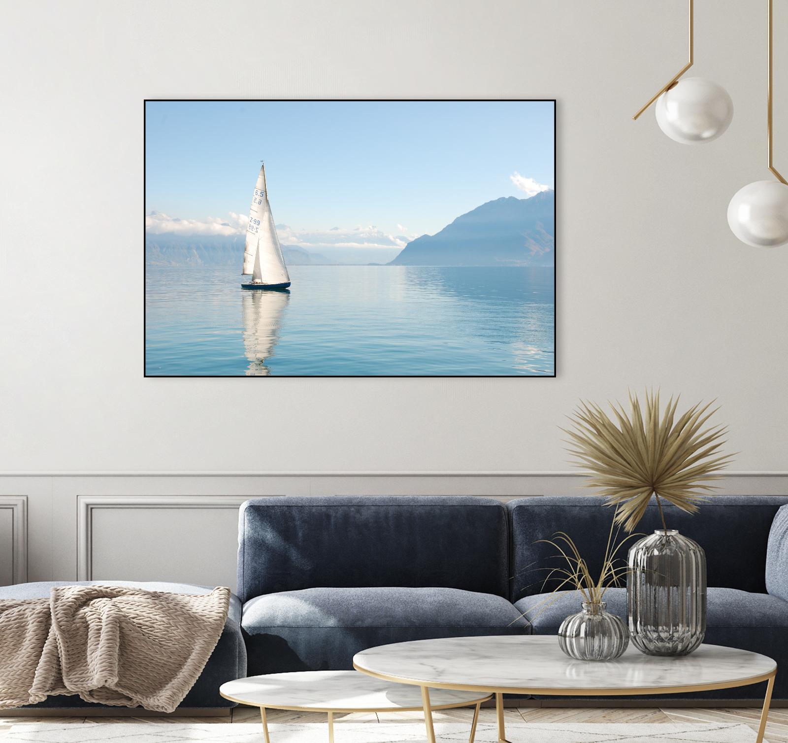 Sailing Ship by Pexels on GIANT ART - white nautical