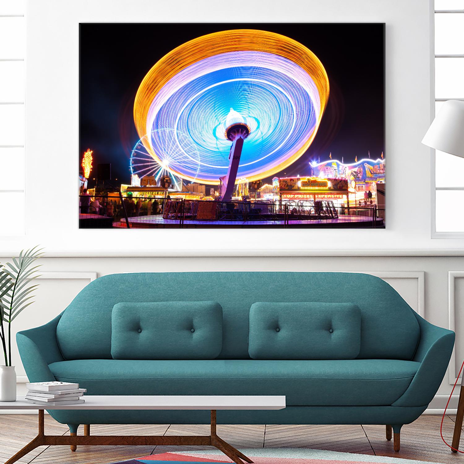 Spin it by Pexels on GIANT ART - blue leisure