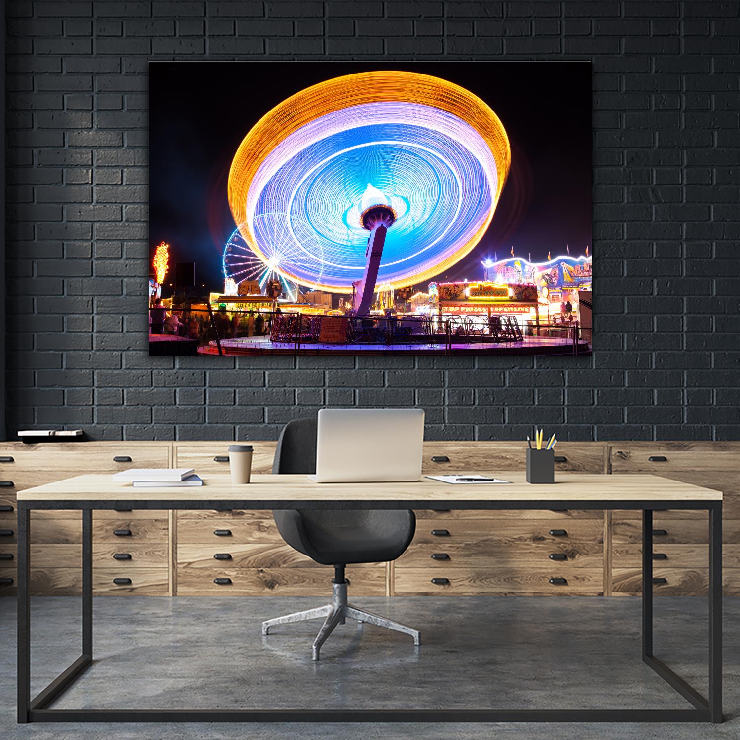 Spin it by Pexels on GIANT ART - blue leisure