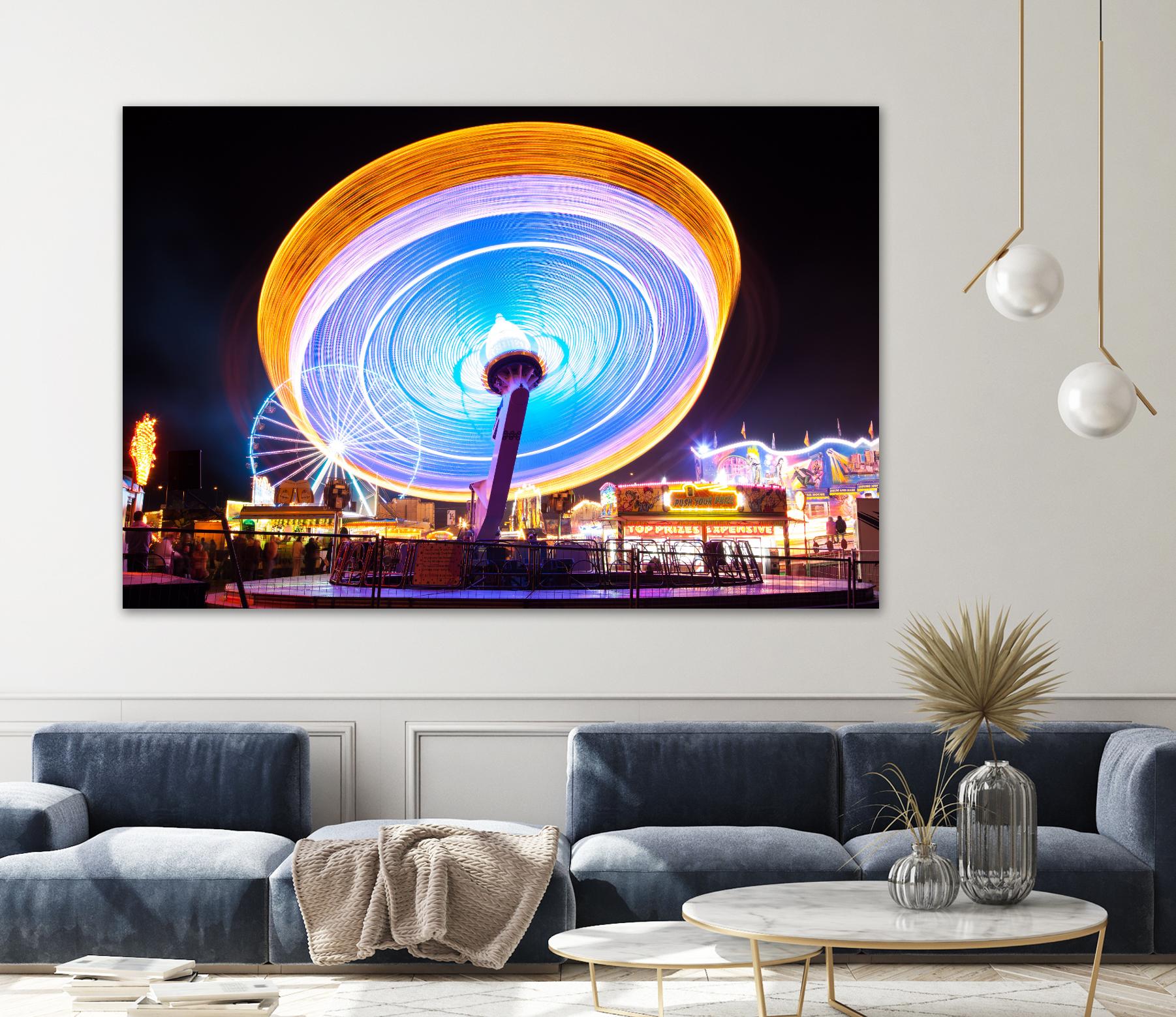 Spin it by Pexels on GIANT ART - blue leisure