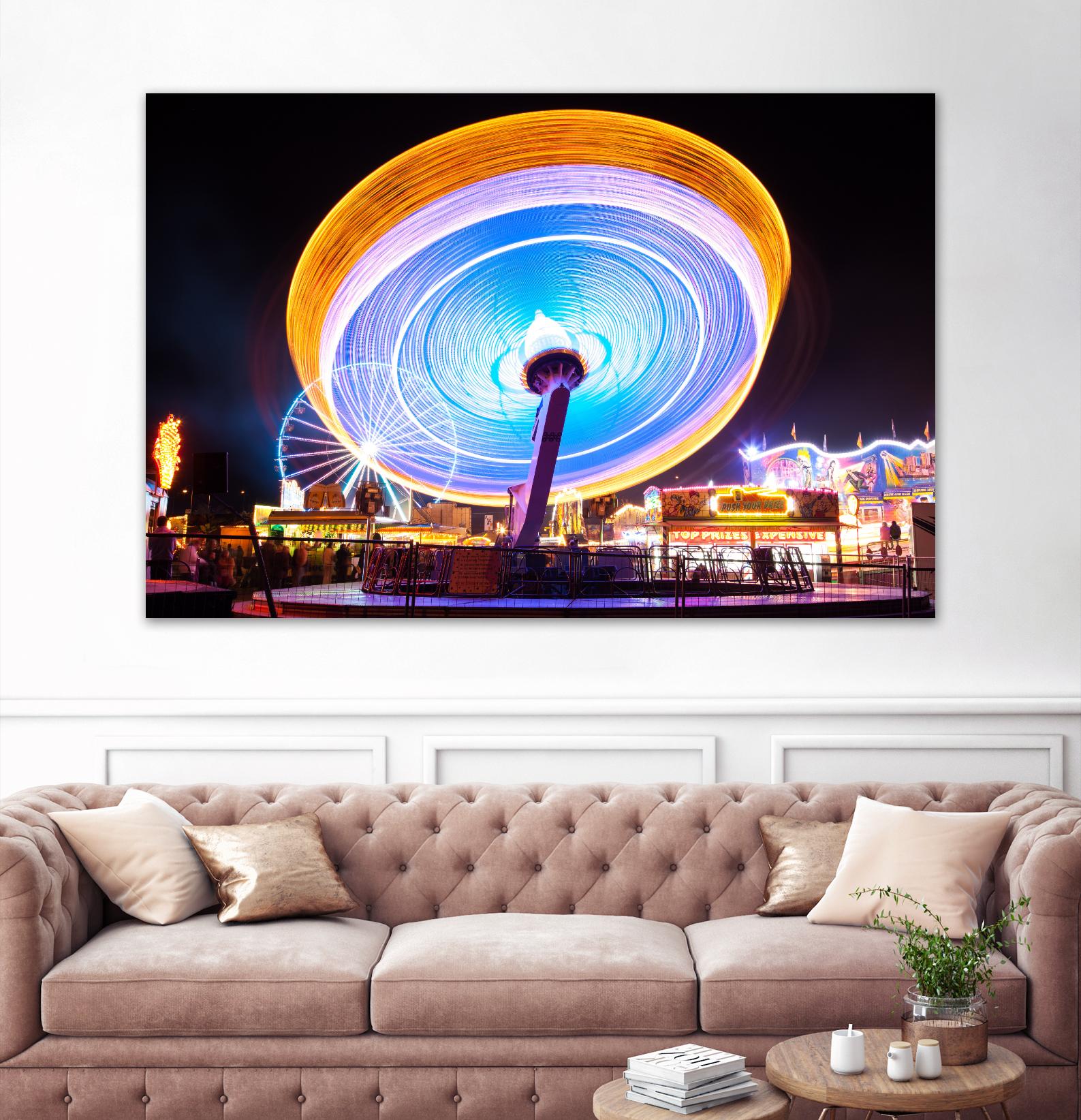 Spin it by Pexels on GIANT ART - blue leisure