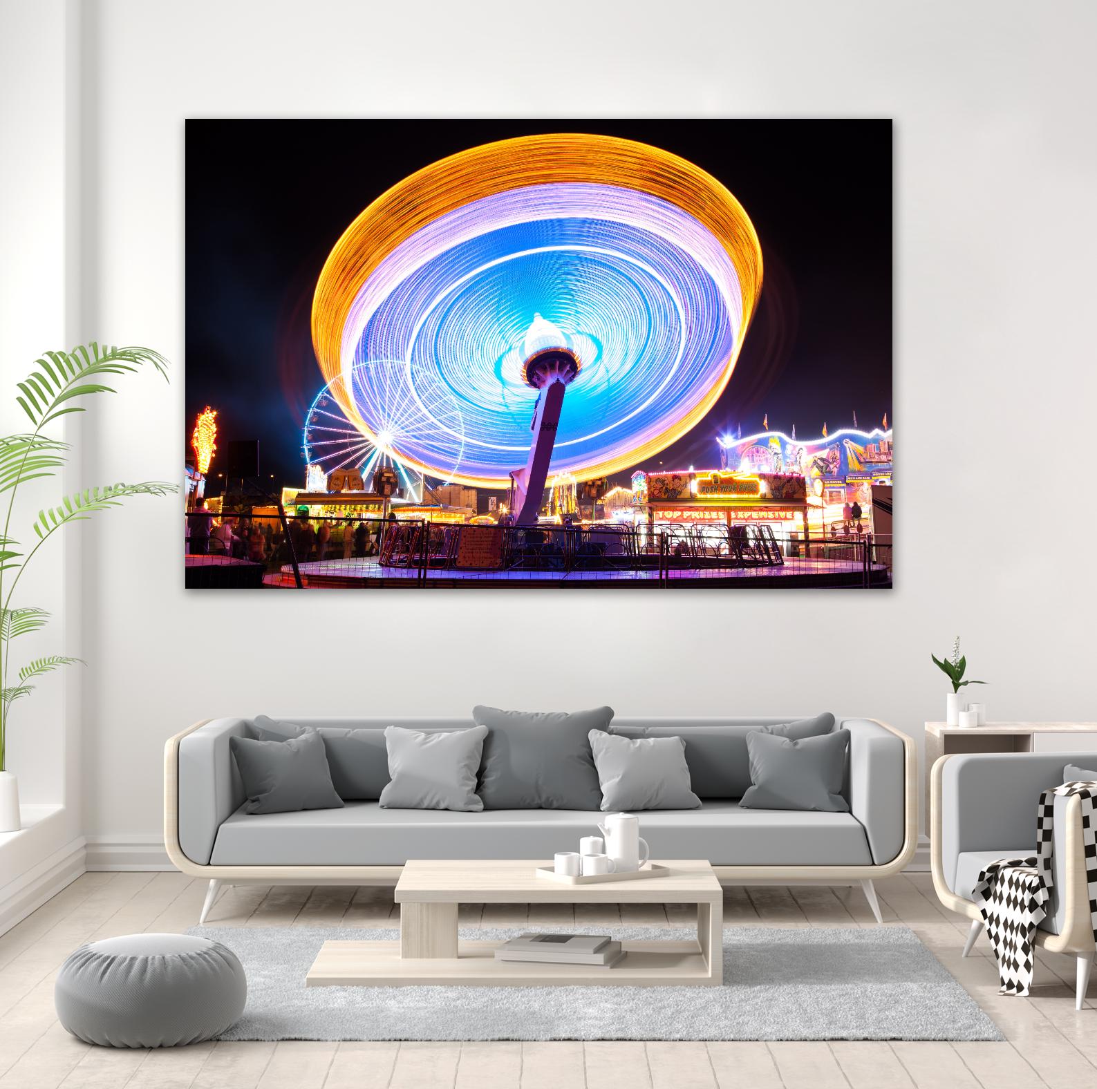 Spin it by Pexels on GIANT ART - blue leisure