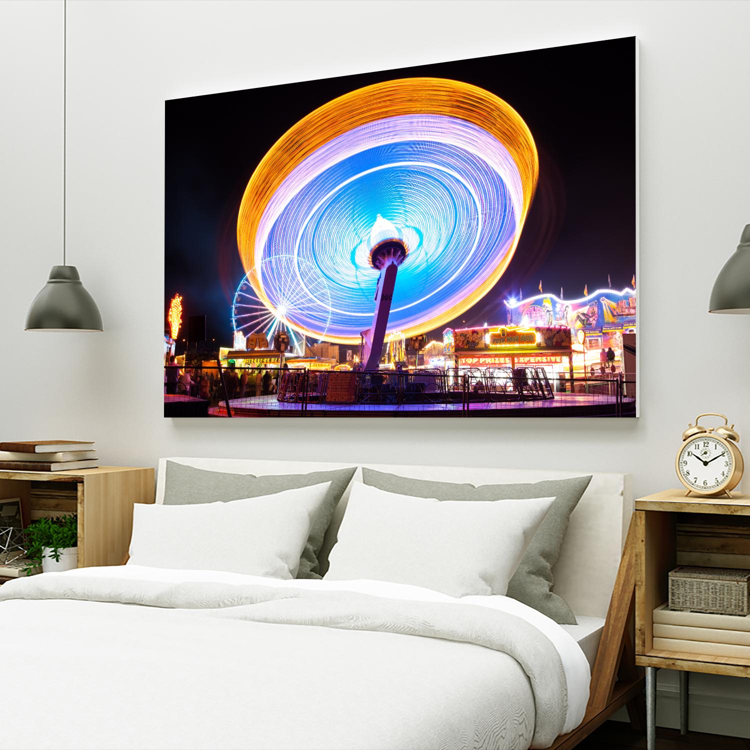 Spin it by Pexels on GIANT ART - blue leisure