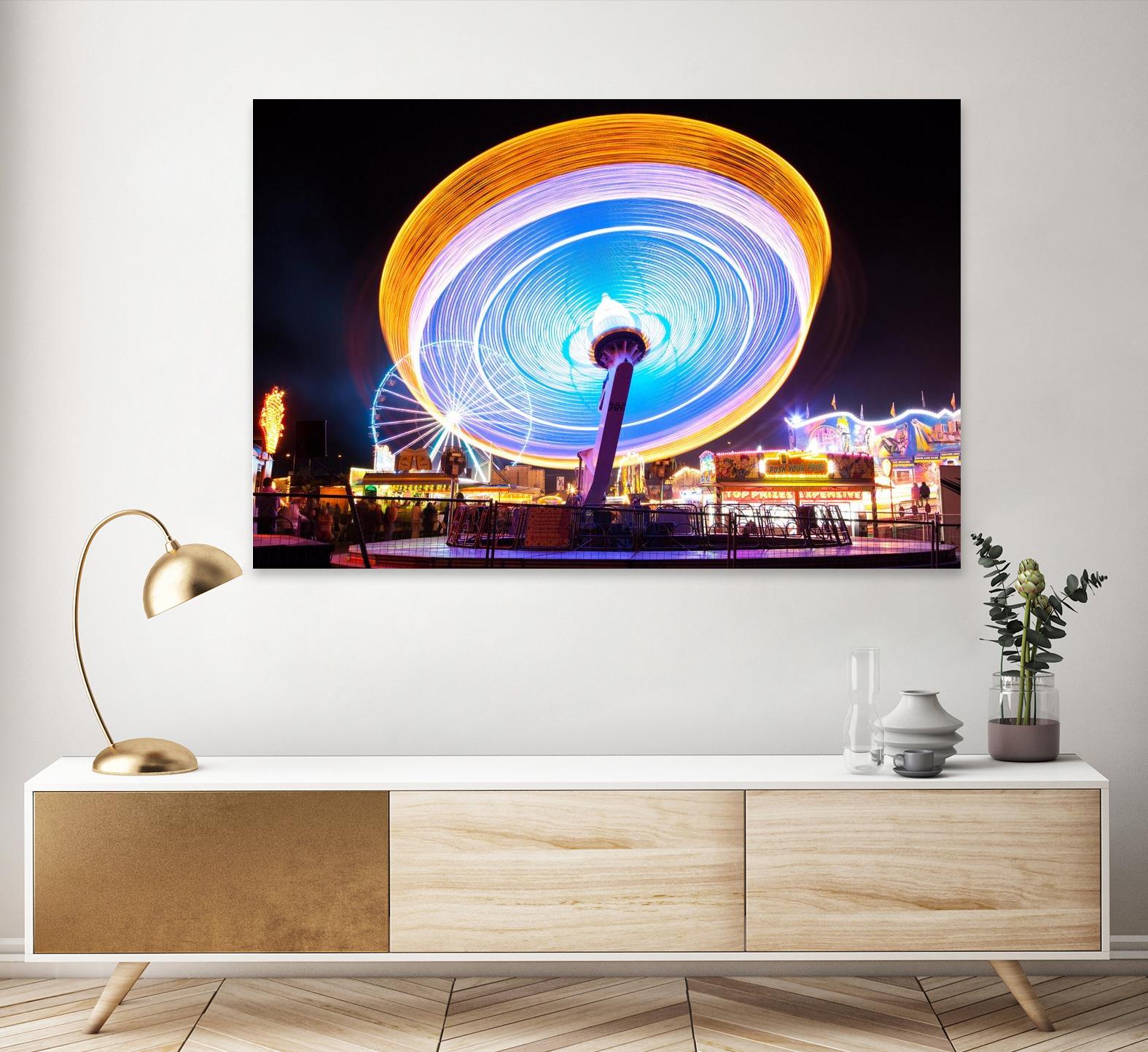 Spin it by Pexels on GIANT ART - blue leisure