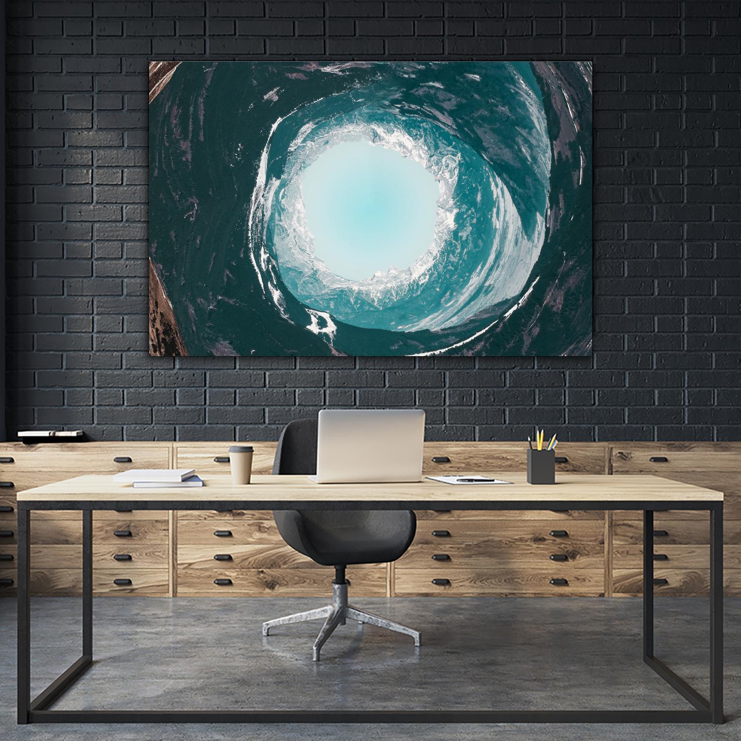 High tide illusion by Pexels on GIANT ART - white photo art