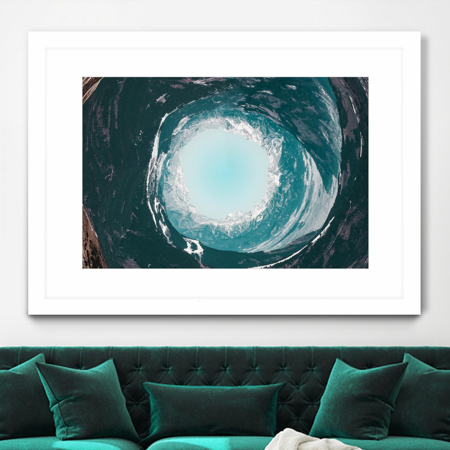 High tide illusion by Pexels on GIANT ART - white photo art