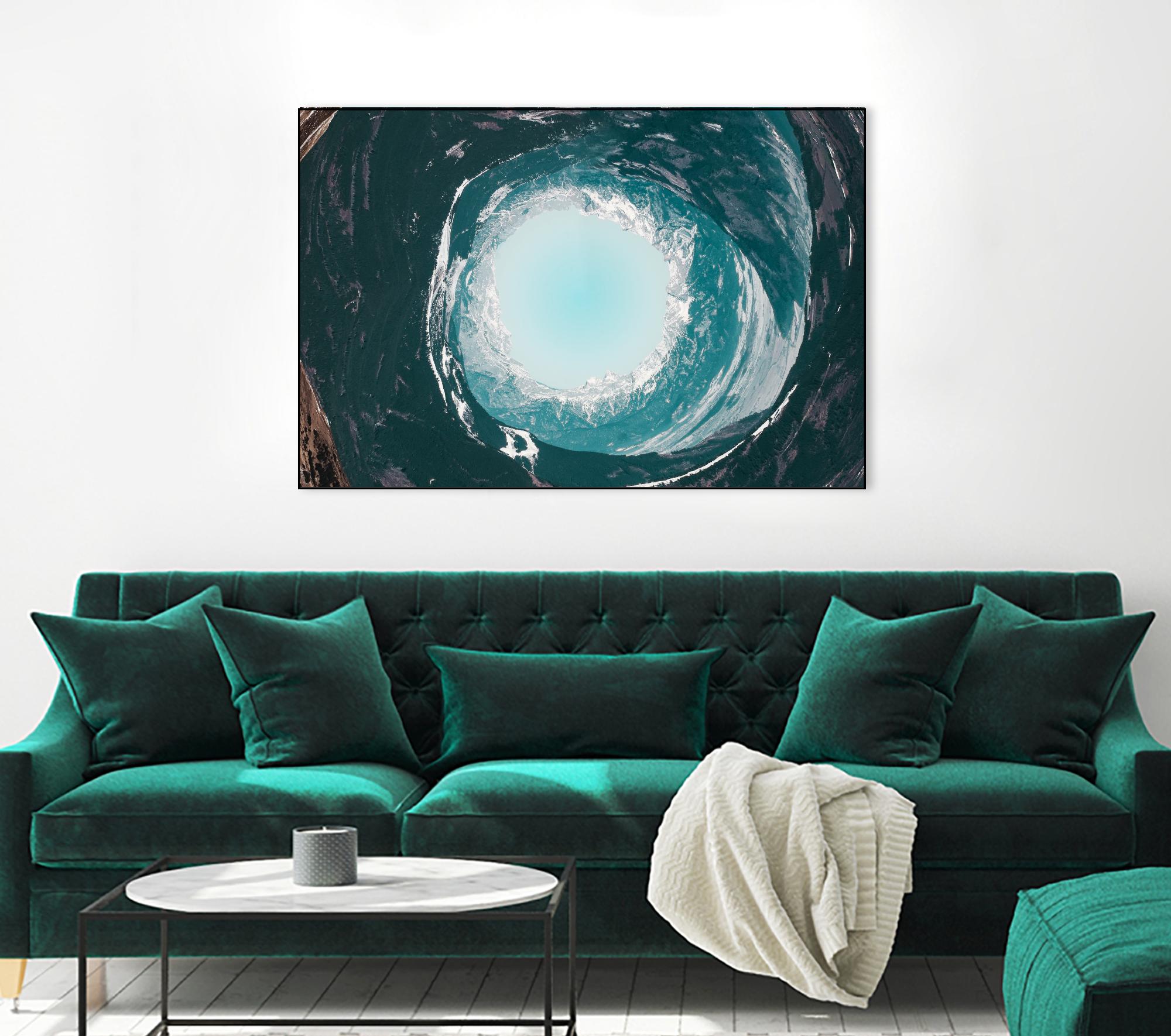 High tide illusion by Pexels on GIANT ART - white photo art