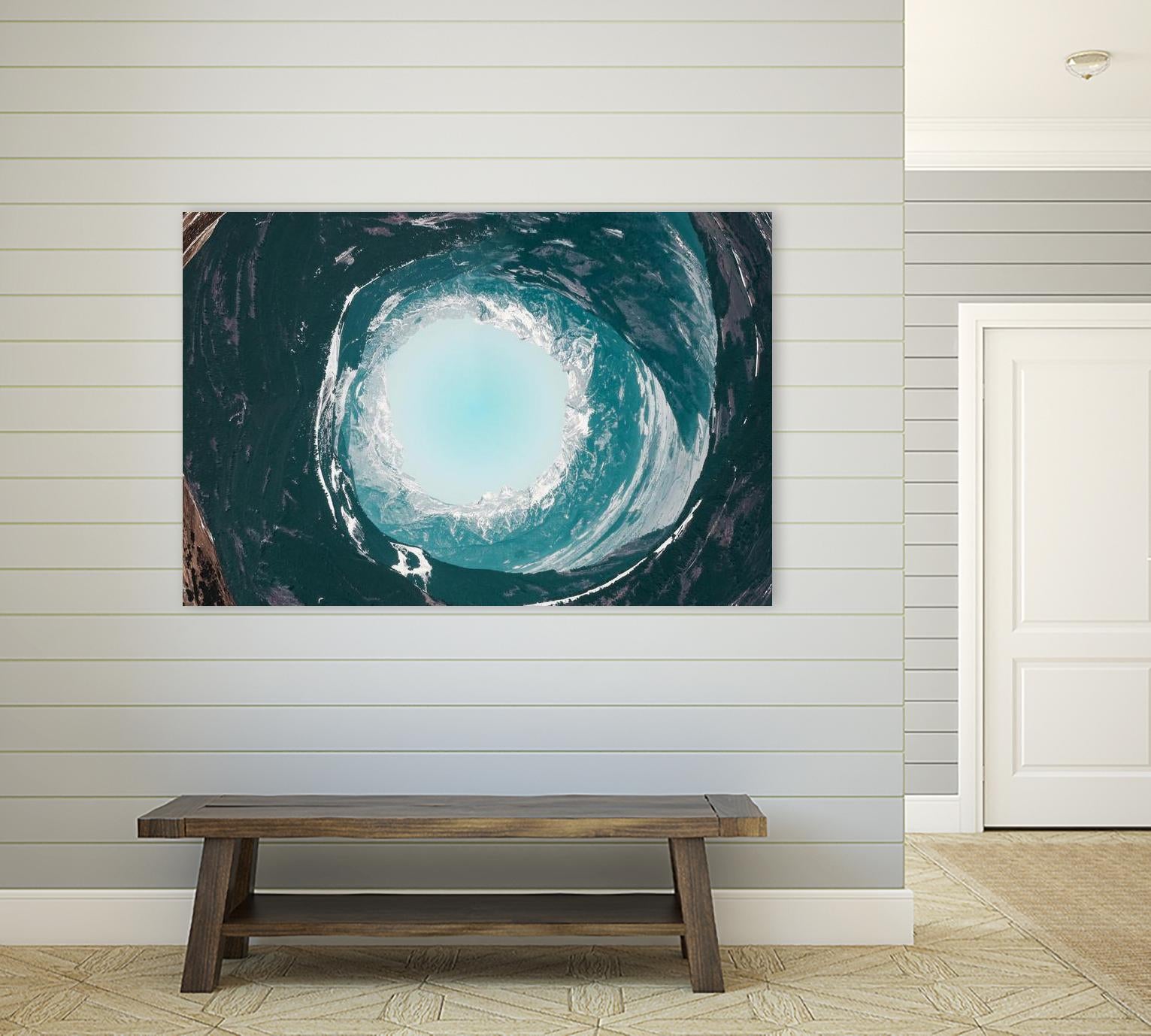 High tide illusion by Pexels on GIANT ART - white photo art