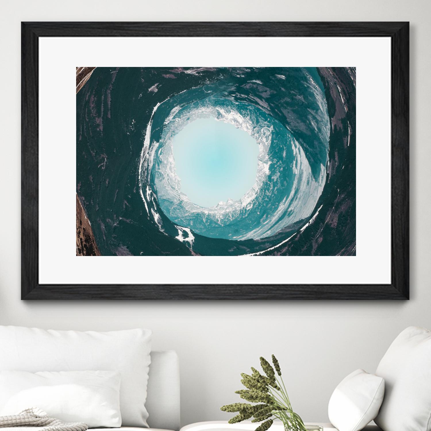 High tide illusion by Pexels on GIANT ART - white photo art