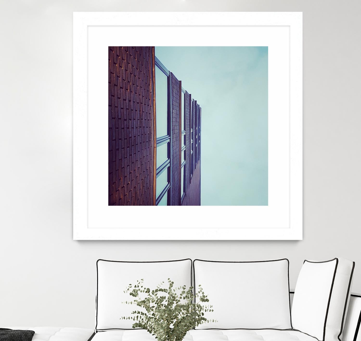 Façade V by Pexels on GIANT ART - blue architectural