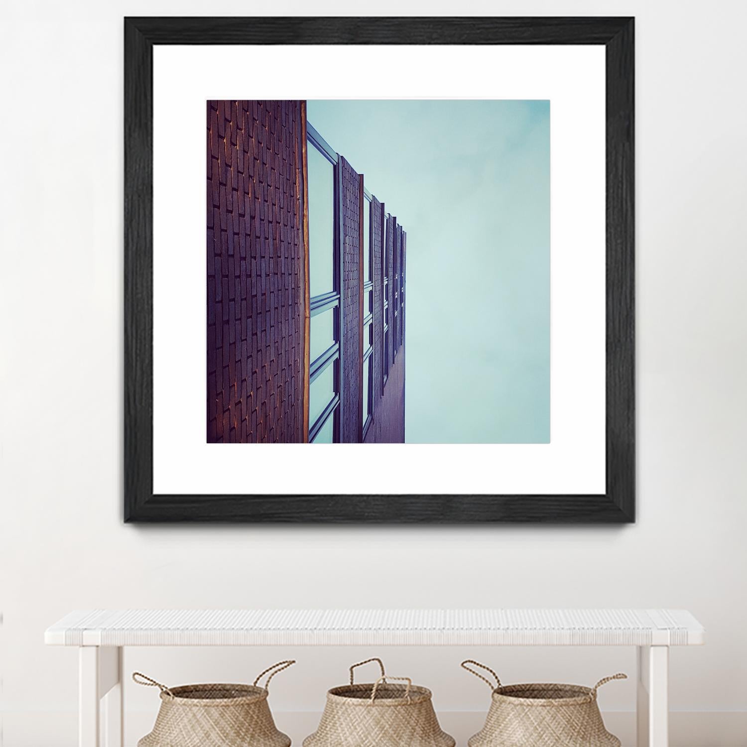 Façade V by Pexels on GIANT ART - blue architectural