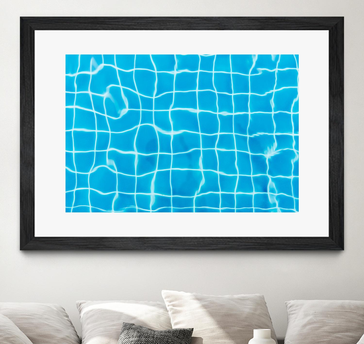 Pool lines by Pexels on GIANT ART - white leisure pool