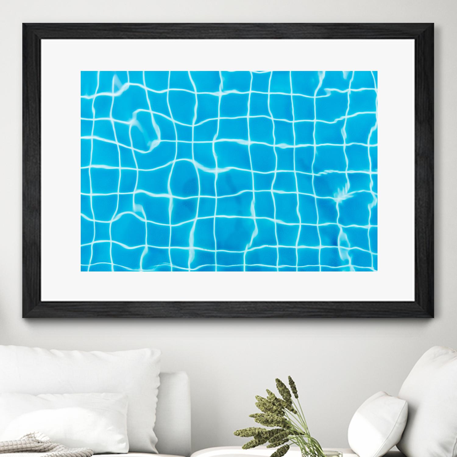 Pool lines by Pexels on GIANT ART - white leisure pool