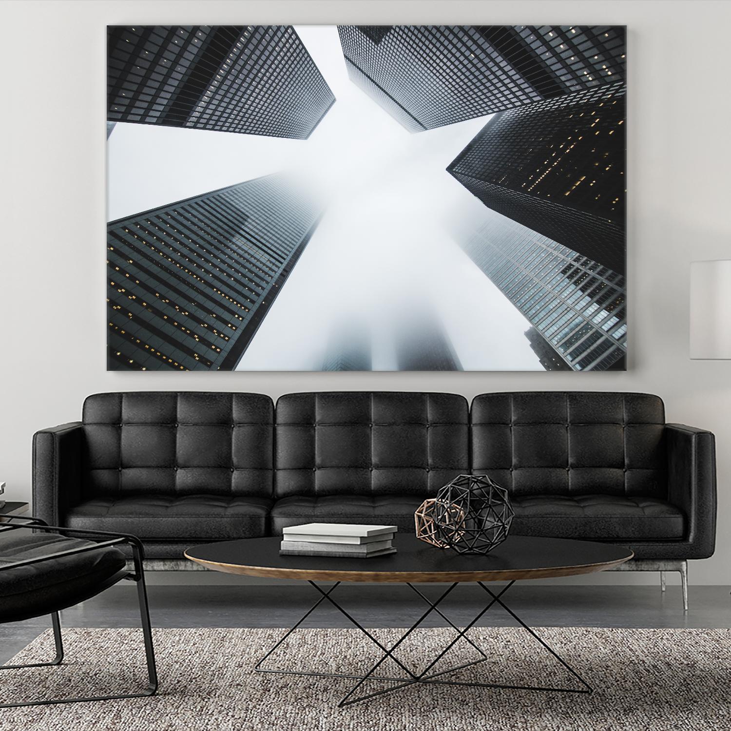 Skyline by Pexels on GIANT ART - white architectural