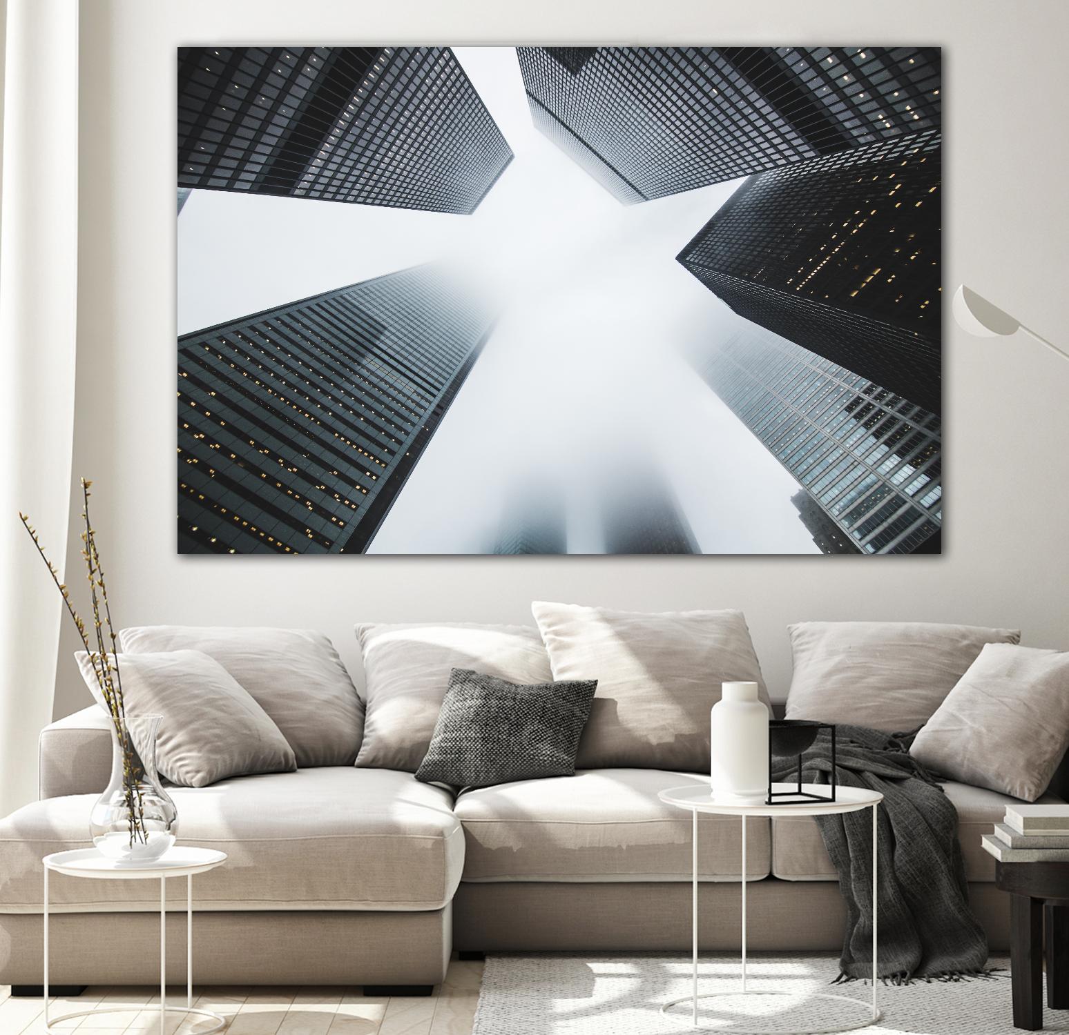 Skyline by Pexels on GIANT ART - white architectural