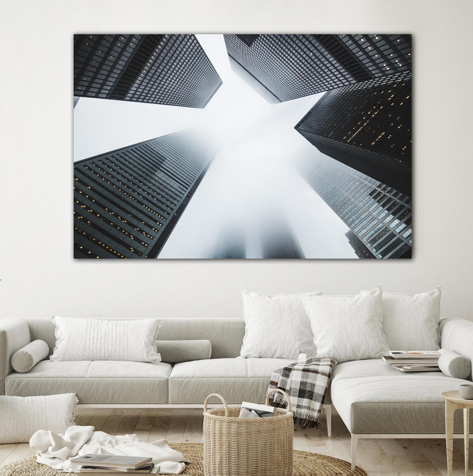 Skyline by Pexels on GIANT ART - white architectural