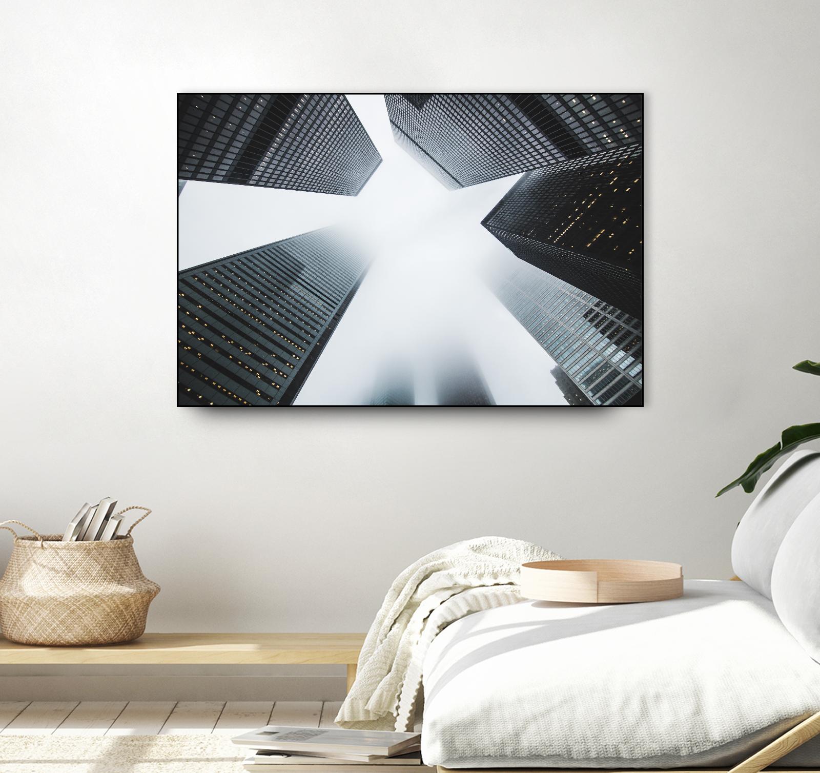 Skyline by Pexels on GIANT ART - white architectural